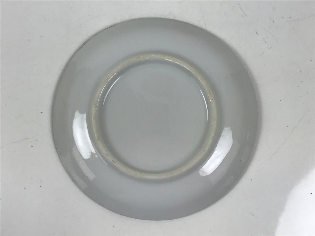 Japanese Porcelain Small Plate Kozara Vtg Sara Morning Glory Asagao Blue Y365