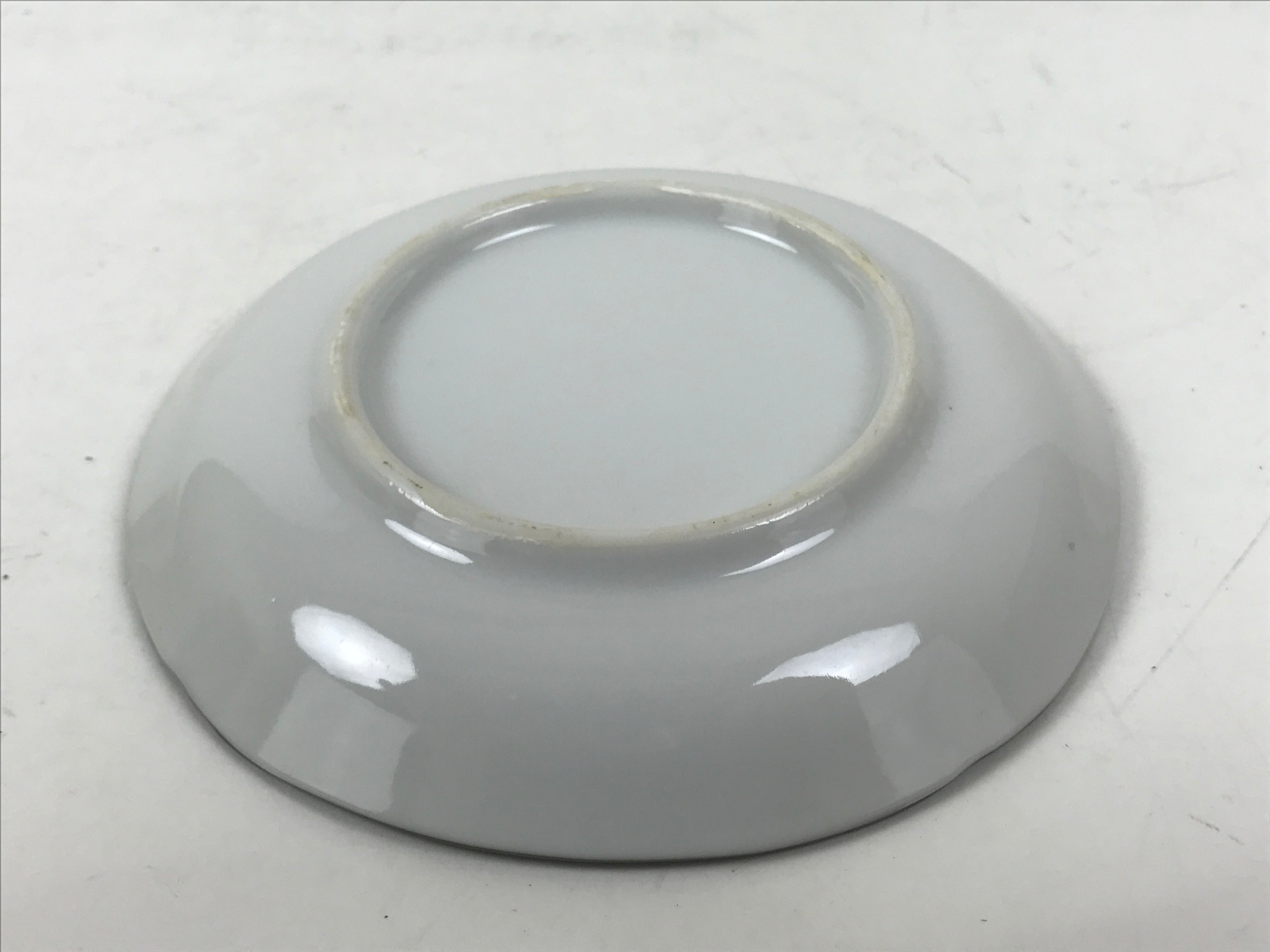 Japanese Porcelain Small Plate Kozara Vtg Sara Morning Glory Asagao Blue Y365