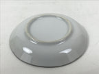 Japanese Porcelain Small Plate Kozara Vtg Sara Morning Glory Asagao Blue Y365
