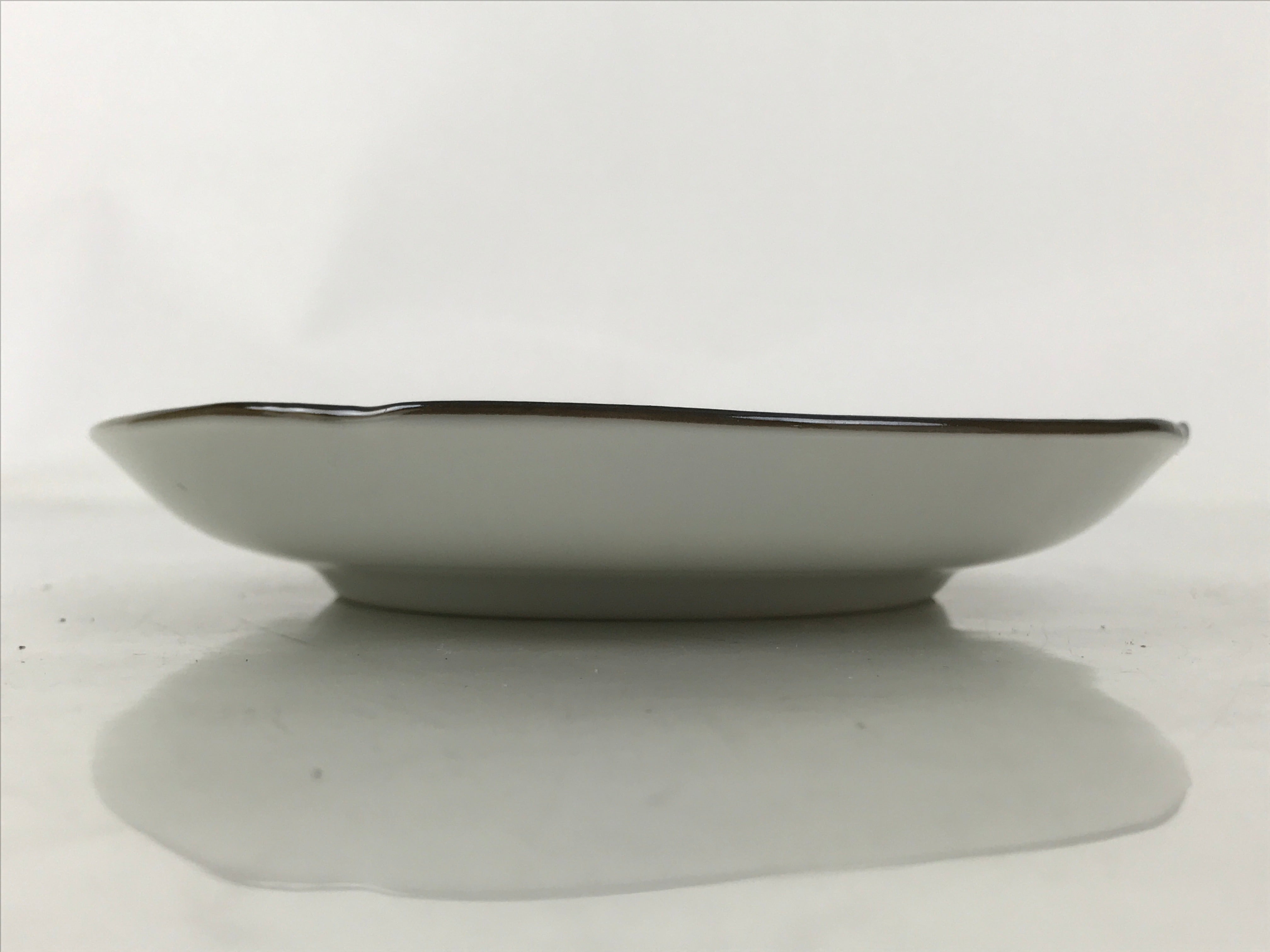 Japanese Porcelain Small Plate Kozara Vtg Sara Morning Glory Asagao Blue Y365