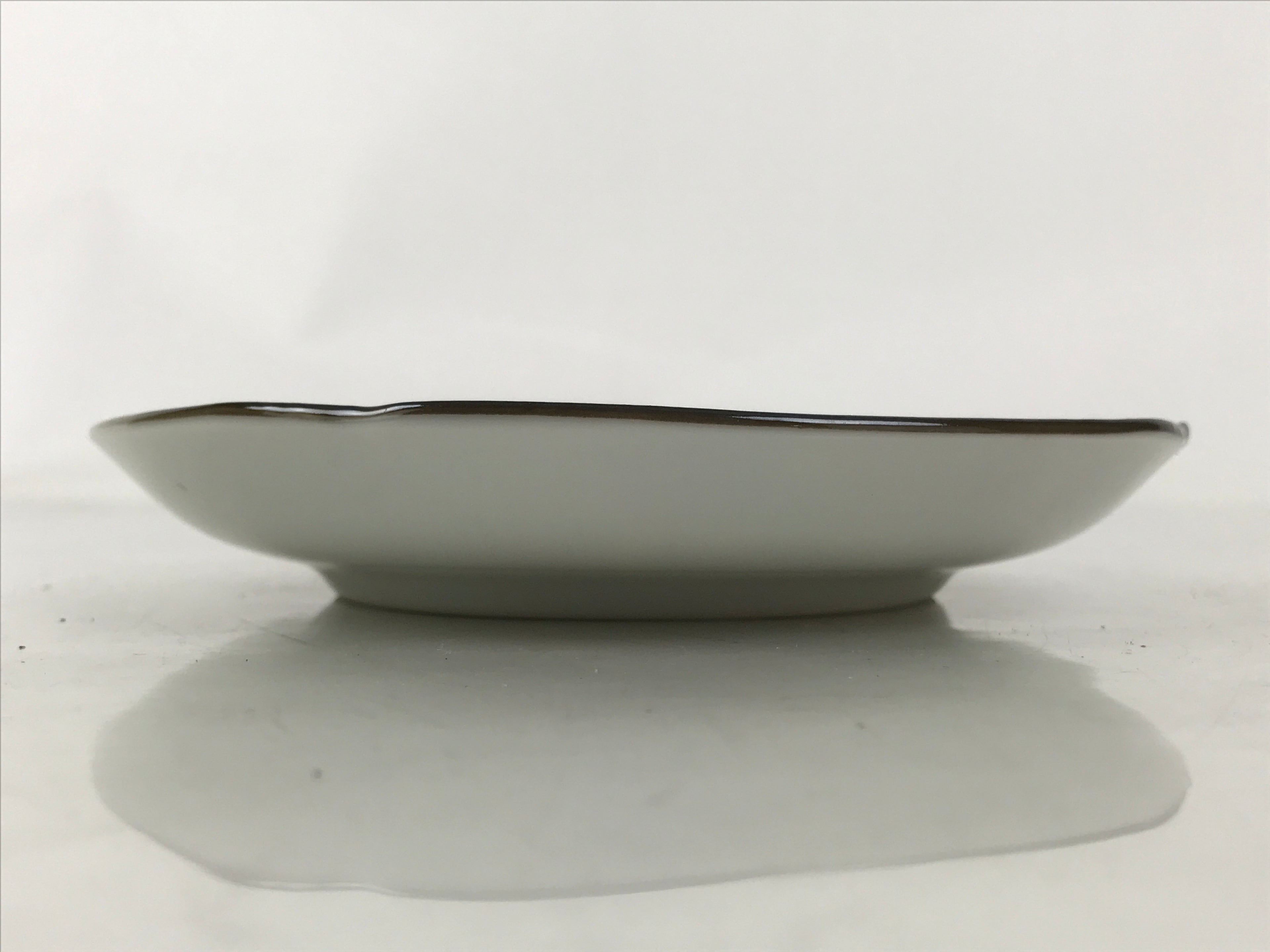 Japanese Porcelain Small Plate Kozara Vtg Sara Morning Glory Asagao Blue Y365