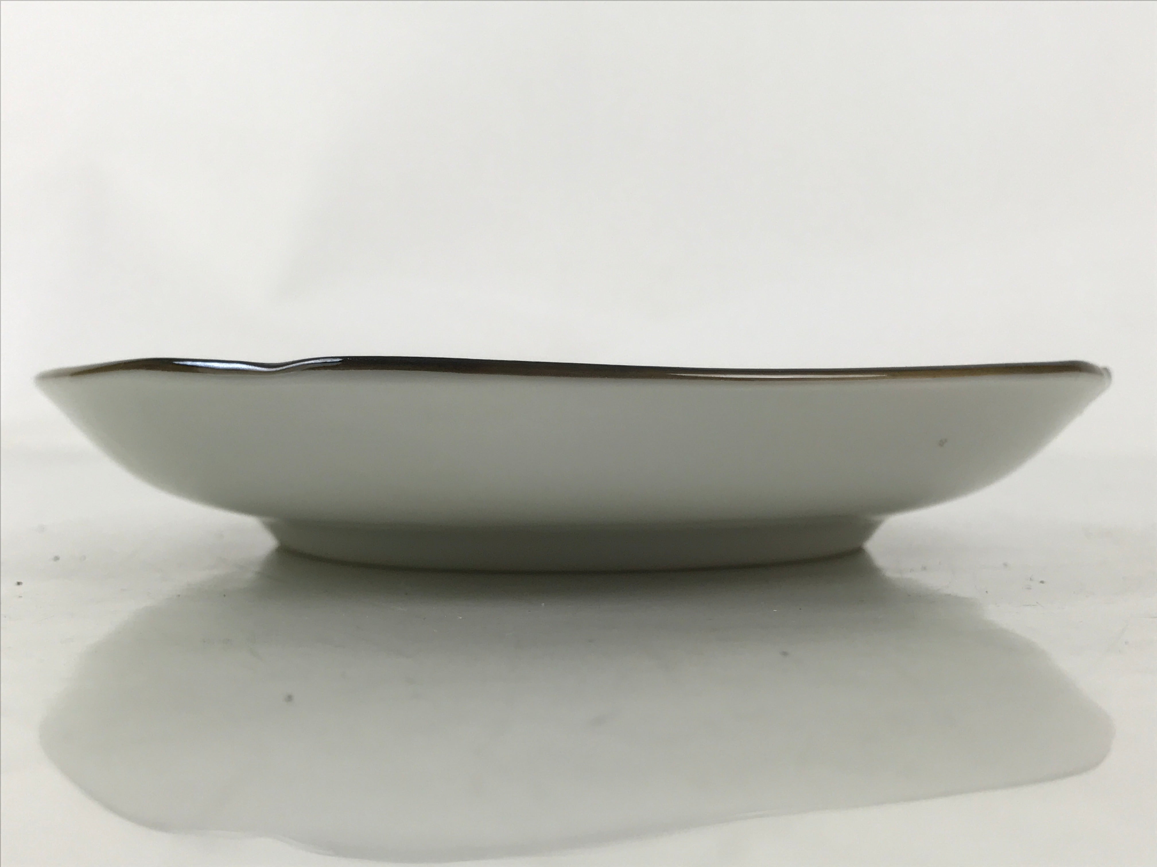 Japanese Porcelain Small Plate Kozara Vtg Sara Morning Glory Asagao Blue Y365