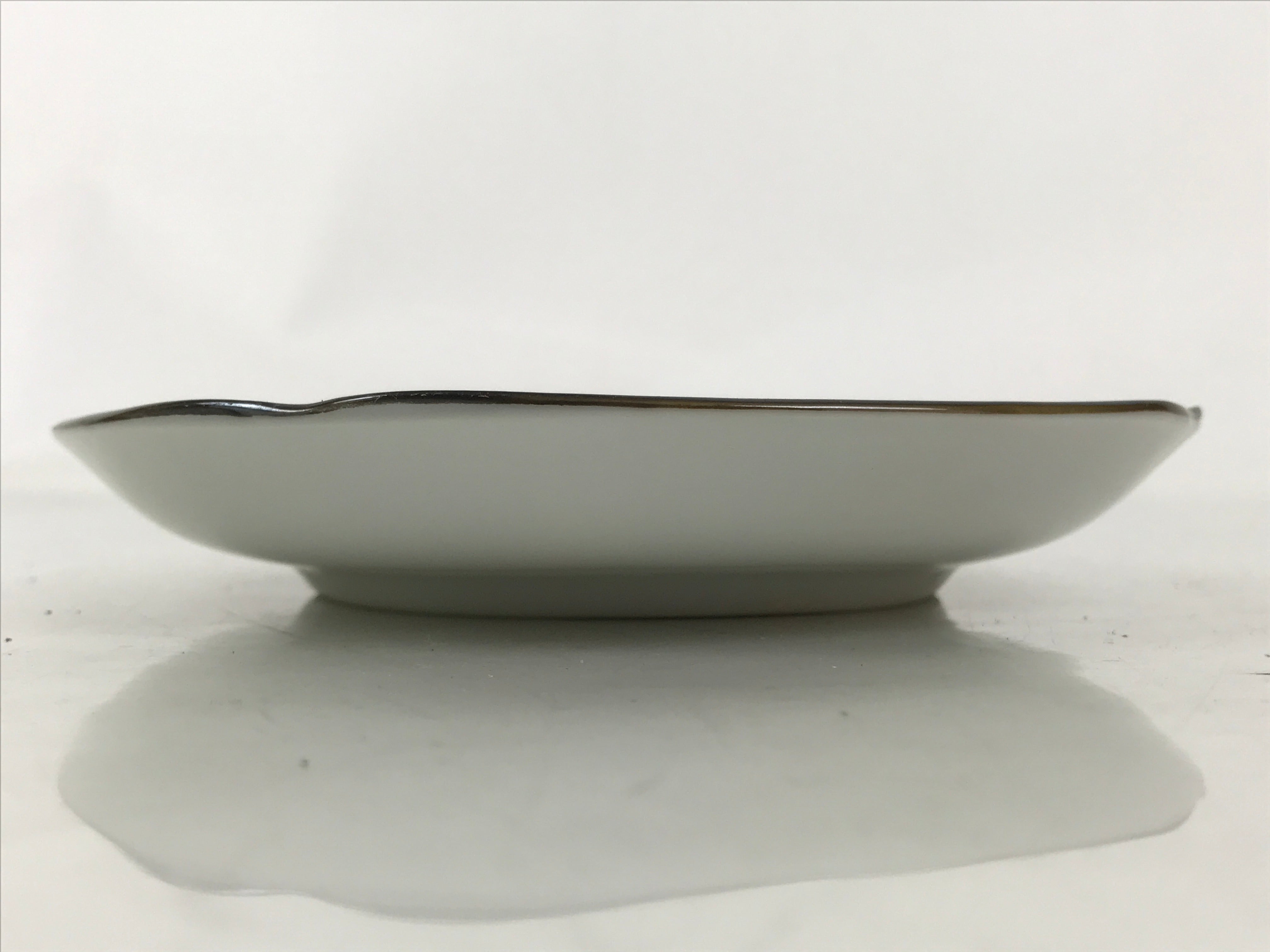 Japanese Porcelain Small Plate Kozara Vtg Sara Morning Glory Asagao Blue Y365