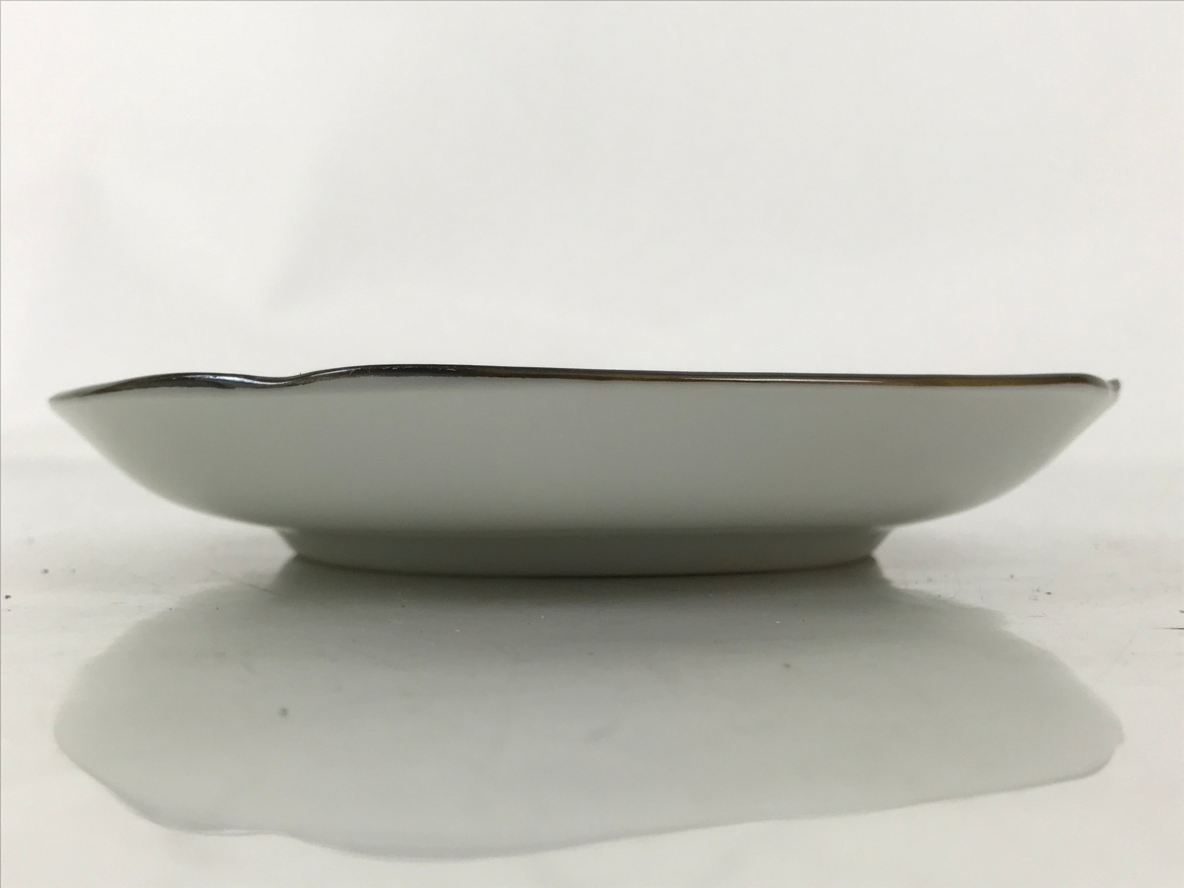 Japanese Porcelain Small Plate Kozara Vtg Sara Morning Glory Asagao Blue Y365