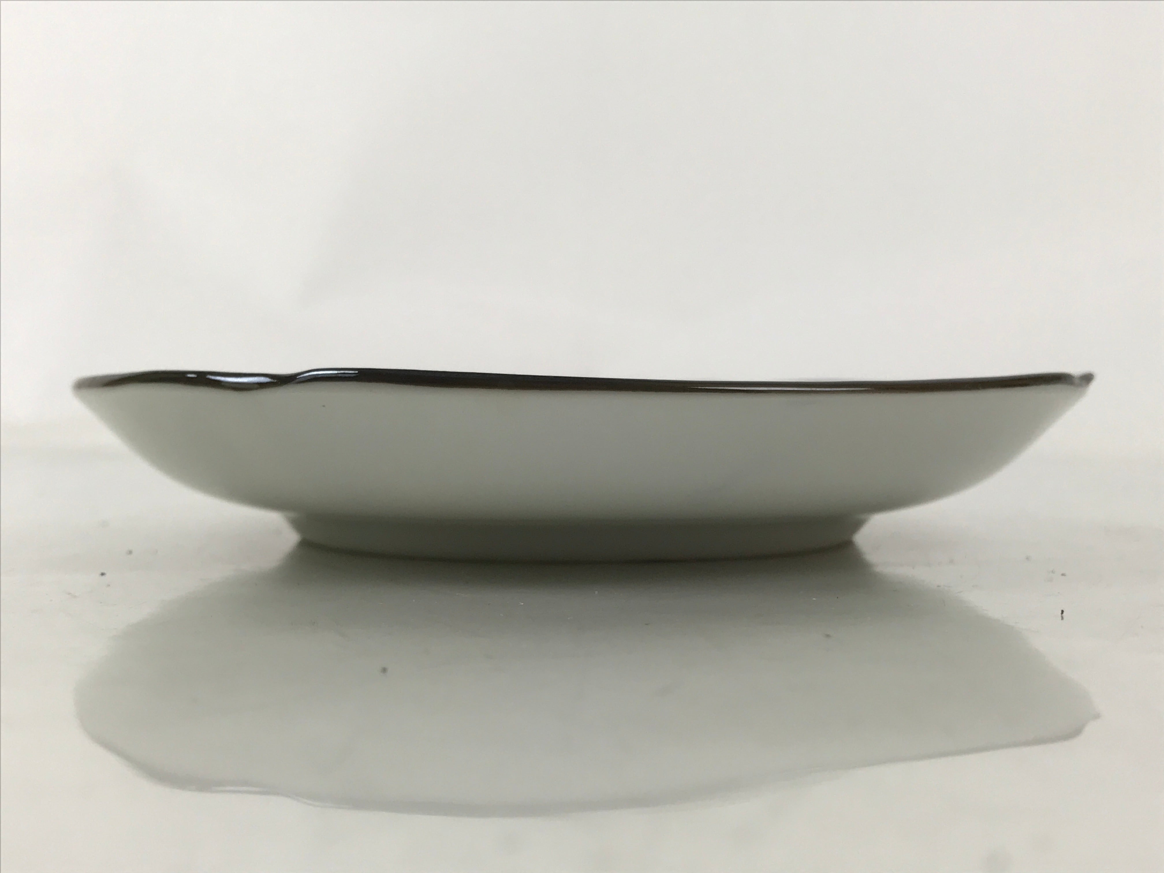 Japanese Porcelain Small Plate Kozara Vtg Sara Morning Glory Asagao Blue Y365