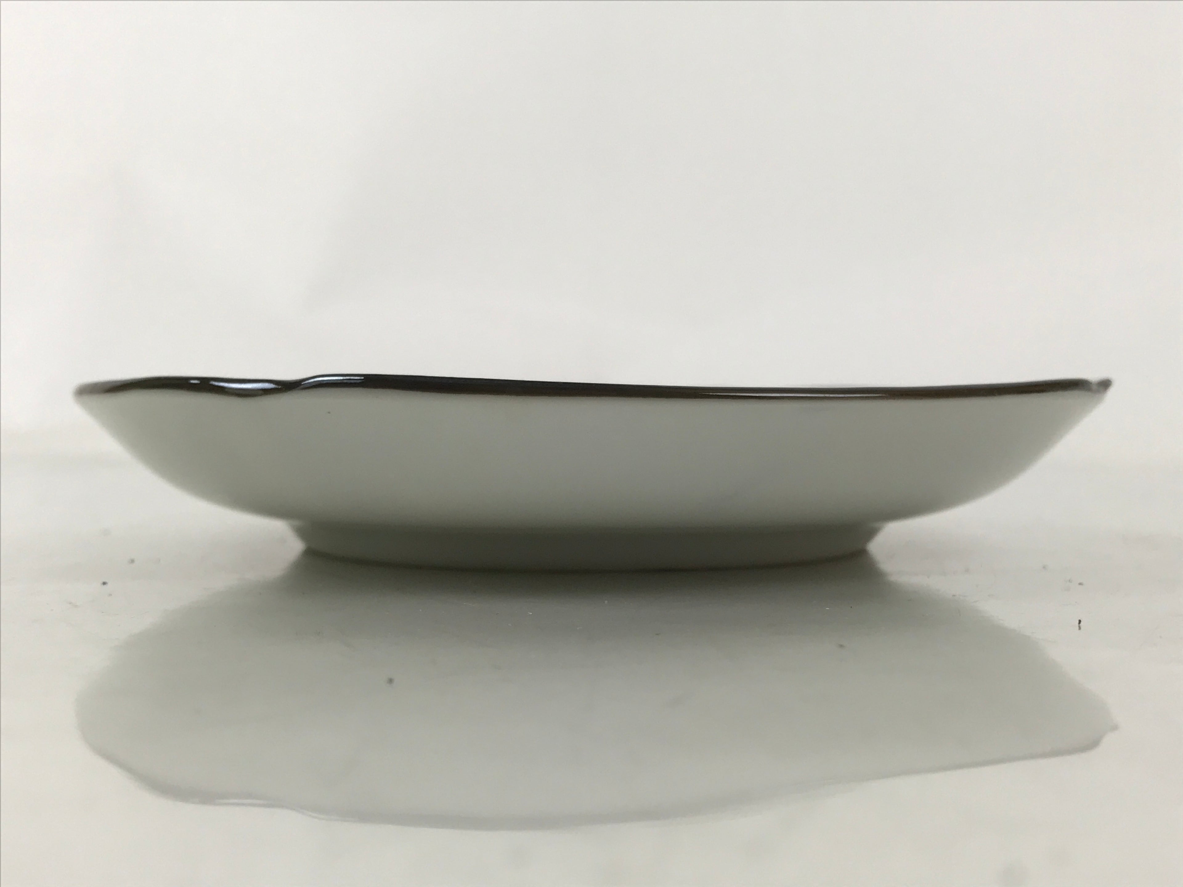 Japanese Porcelain Small Plate Kozara Vtg Sara Morning Glory Asagao Blue Y365