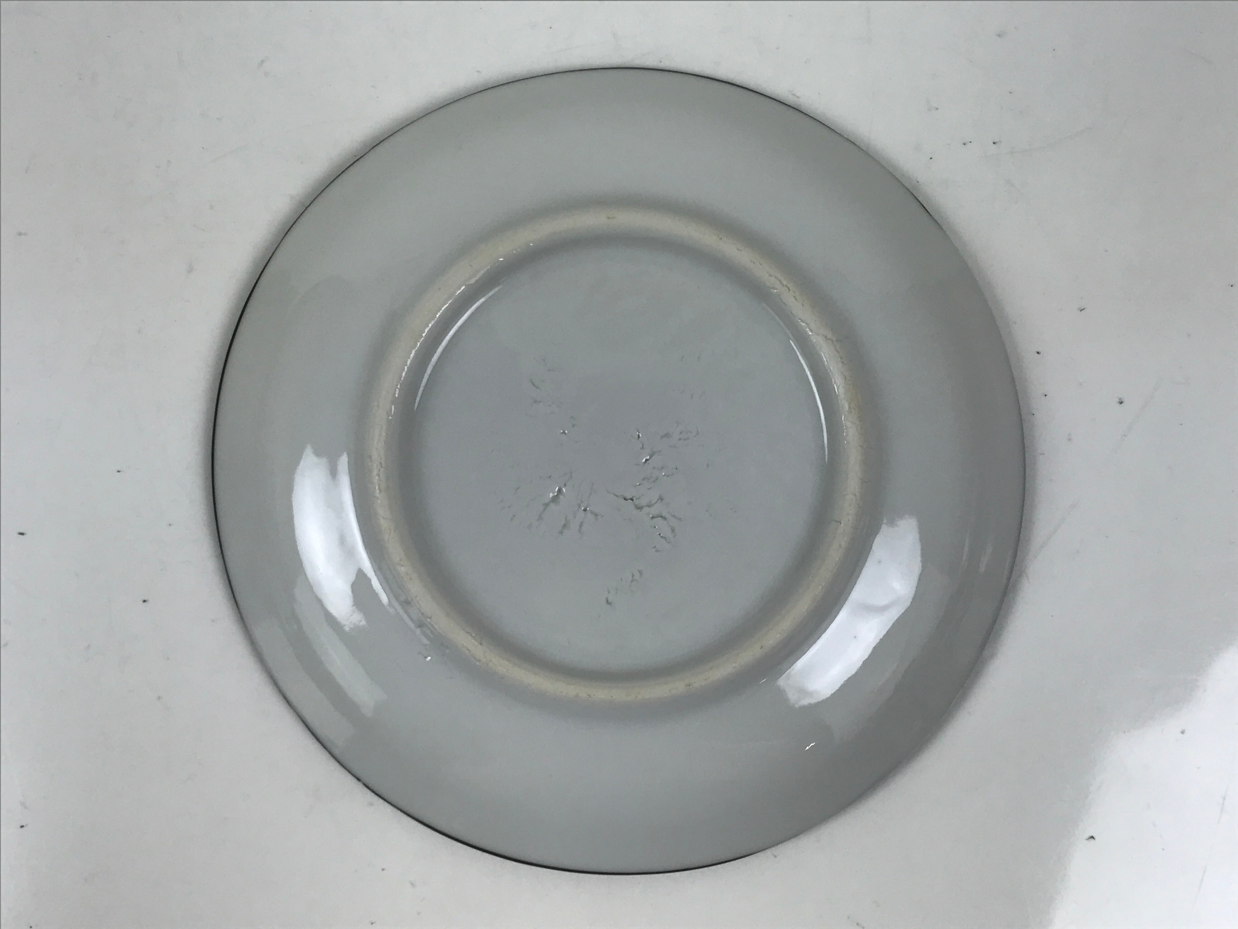 Japanese Porcelain Small Plate Kozara Vtg Sara Morning Glory Asagao Blue Y366