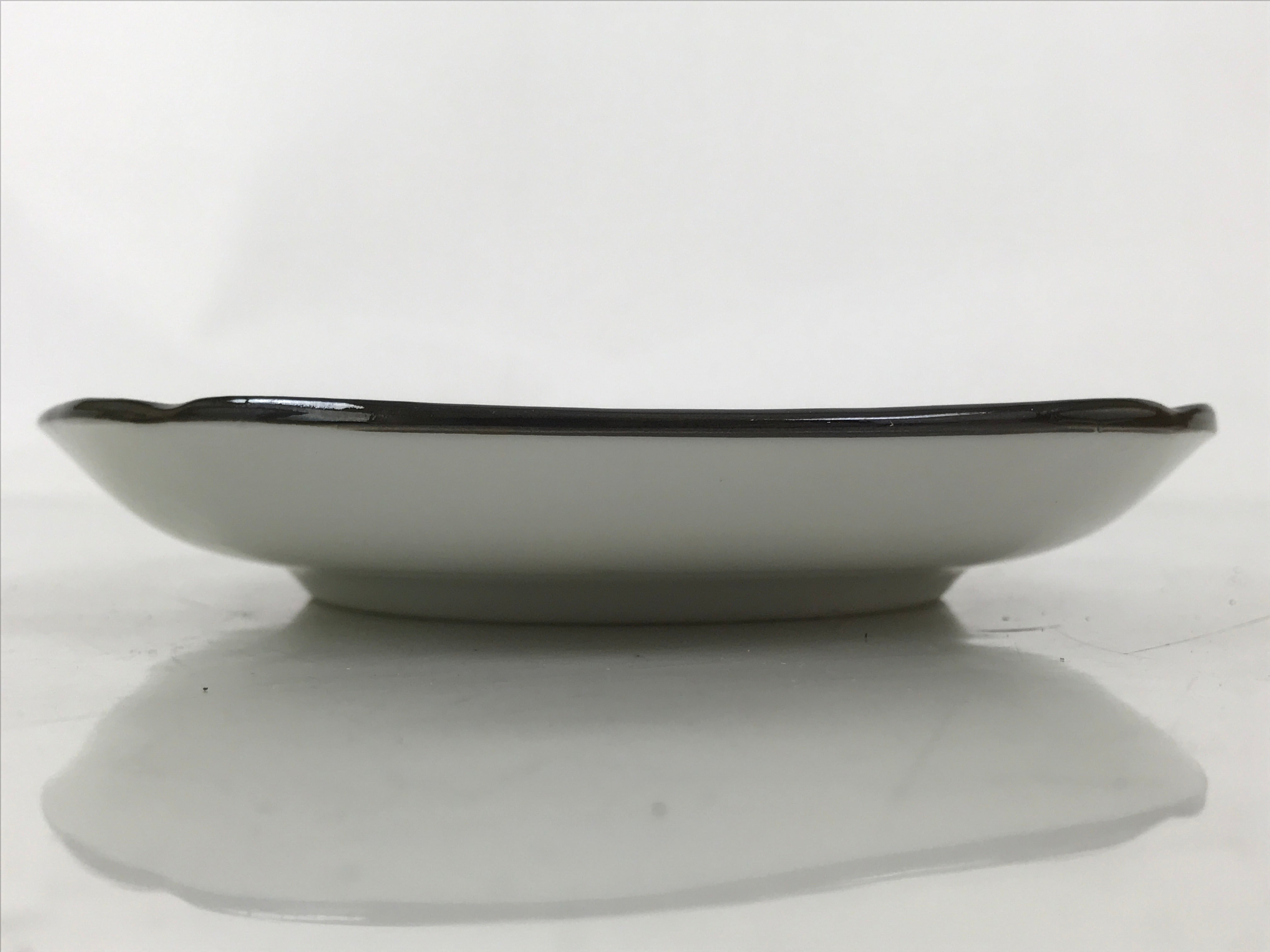 Japanese Porcelain Small Plate Kozara Vtg Sara Morning Glory Asagao Blue Y366