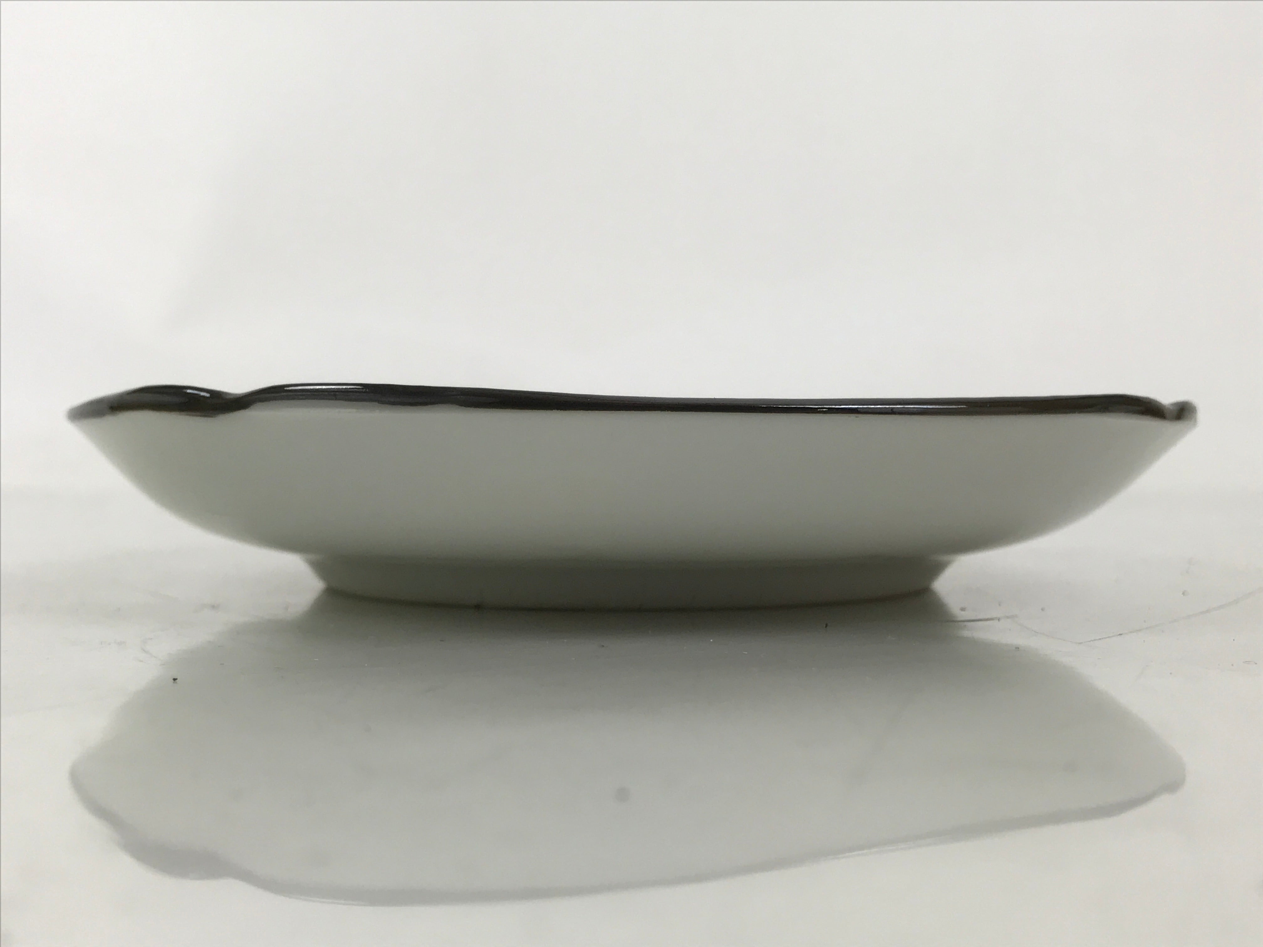 Japanese Porcelain Small Plate Kozara Vtg Sara Morning Glory Asagao Blue Y366