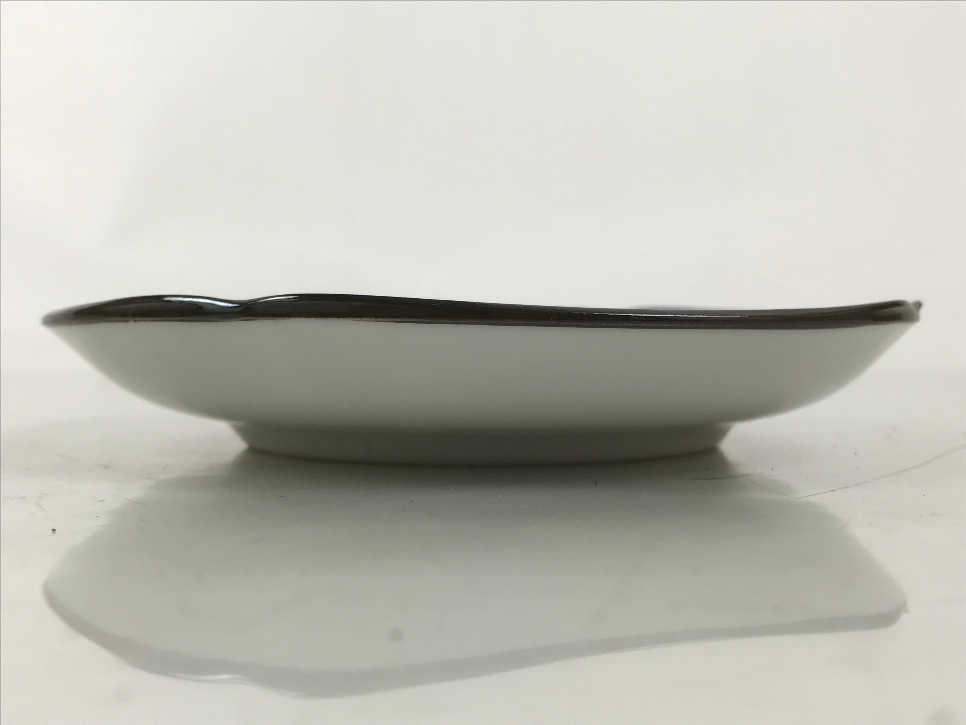 Japanese Porcelain Small Plate Kozara Vtg Sara Morning Glory Asagao Blue Y366