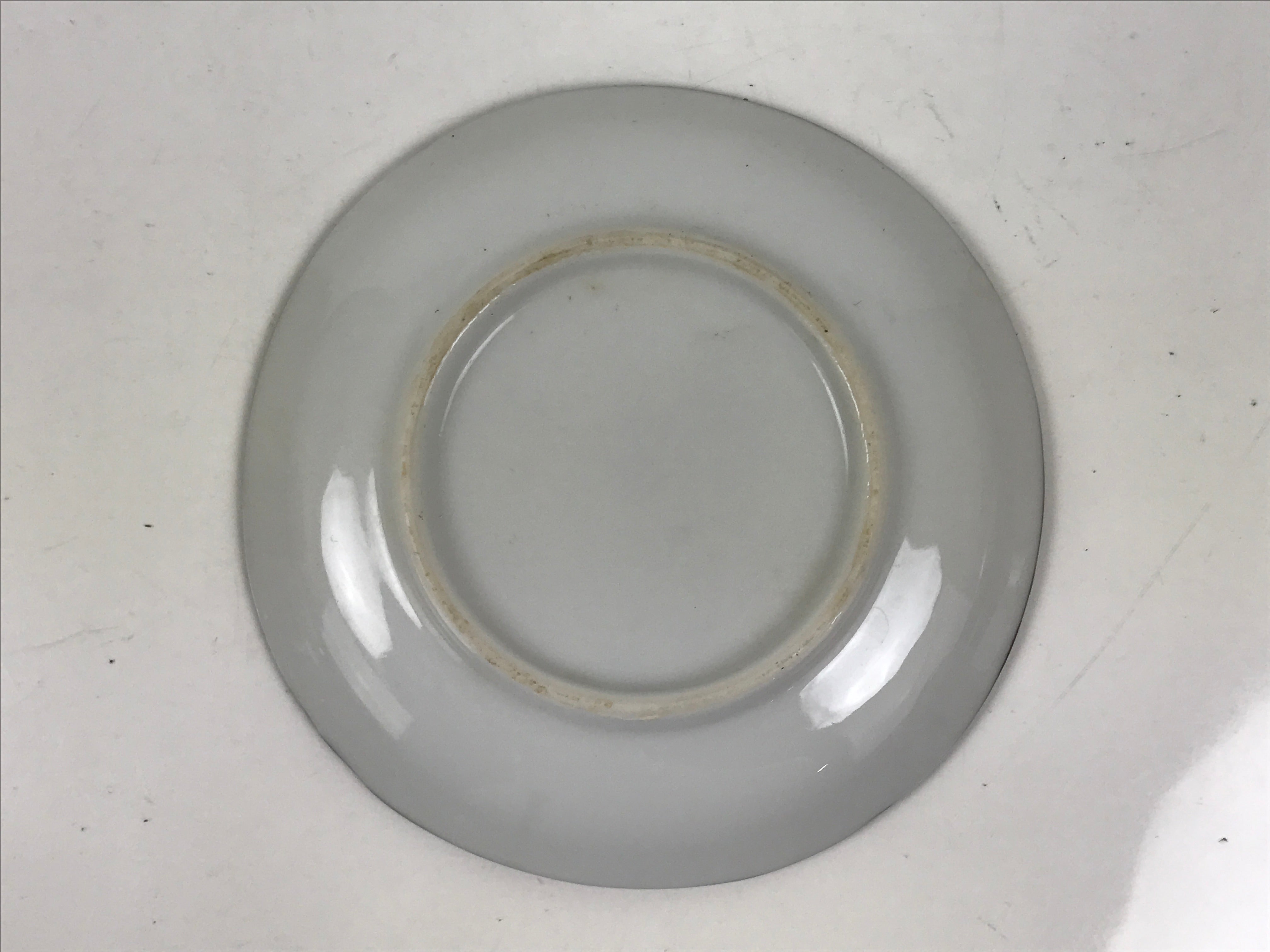 Japanese Porcelain Small Plate Kozara Vtg Sara Morning Glory Asagao Blue Y367