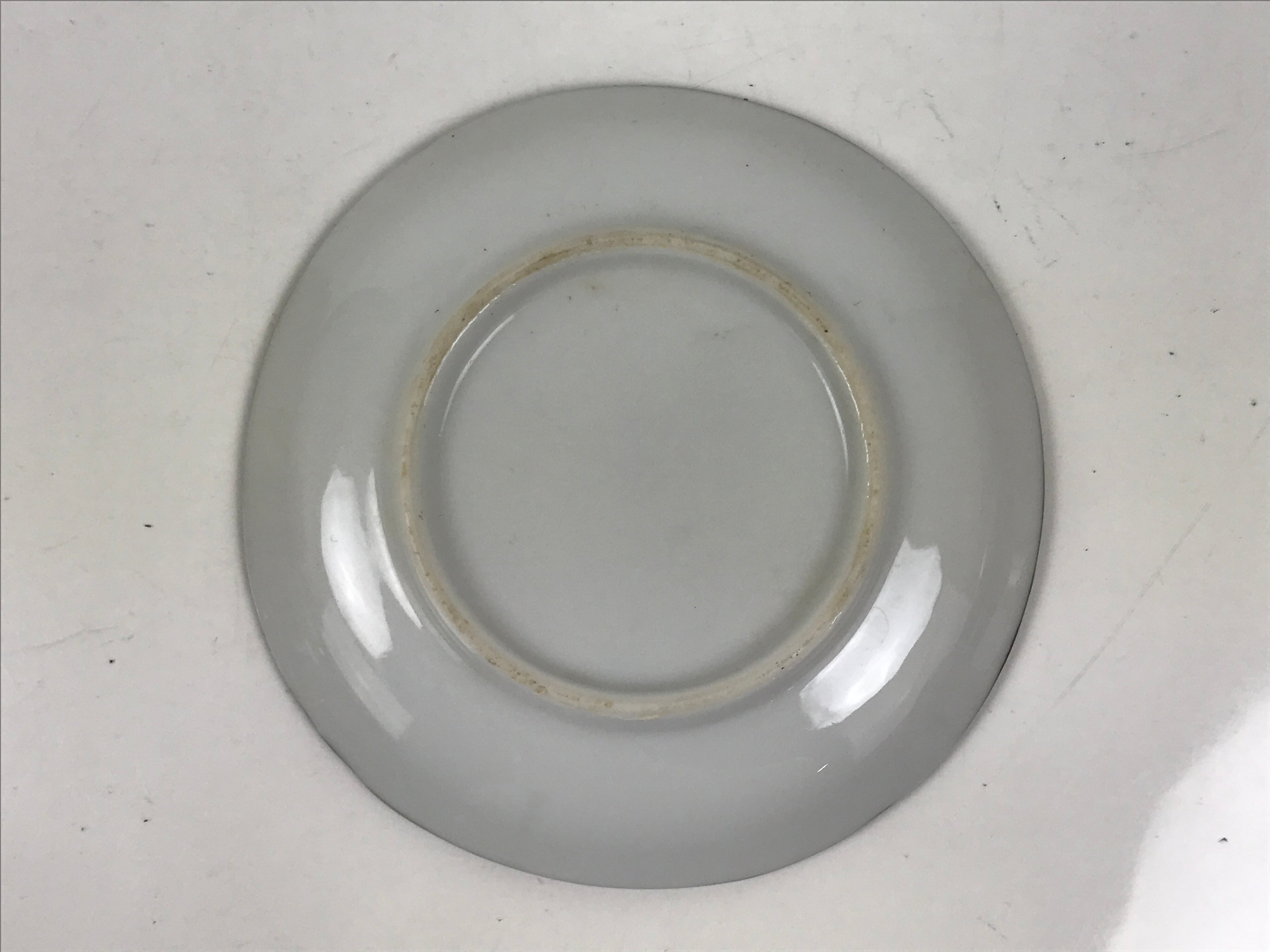 Japanese Porcelain Small Plate Kozara Vtg Sara Morning Glory Asagao Blue Y367