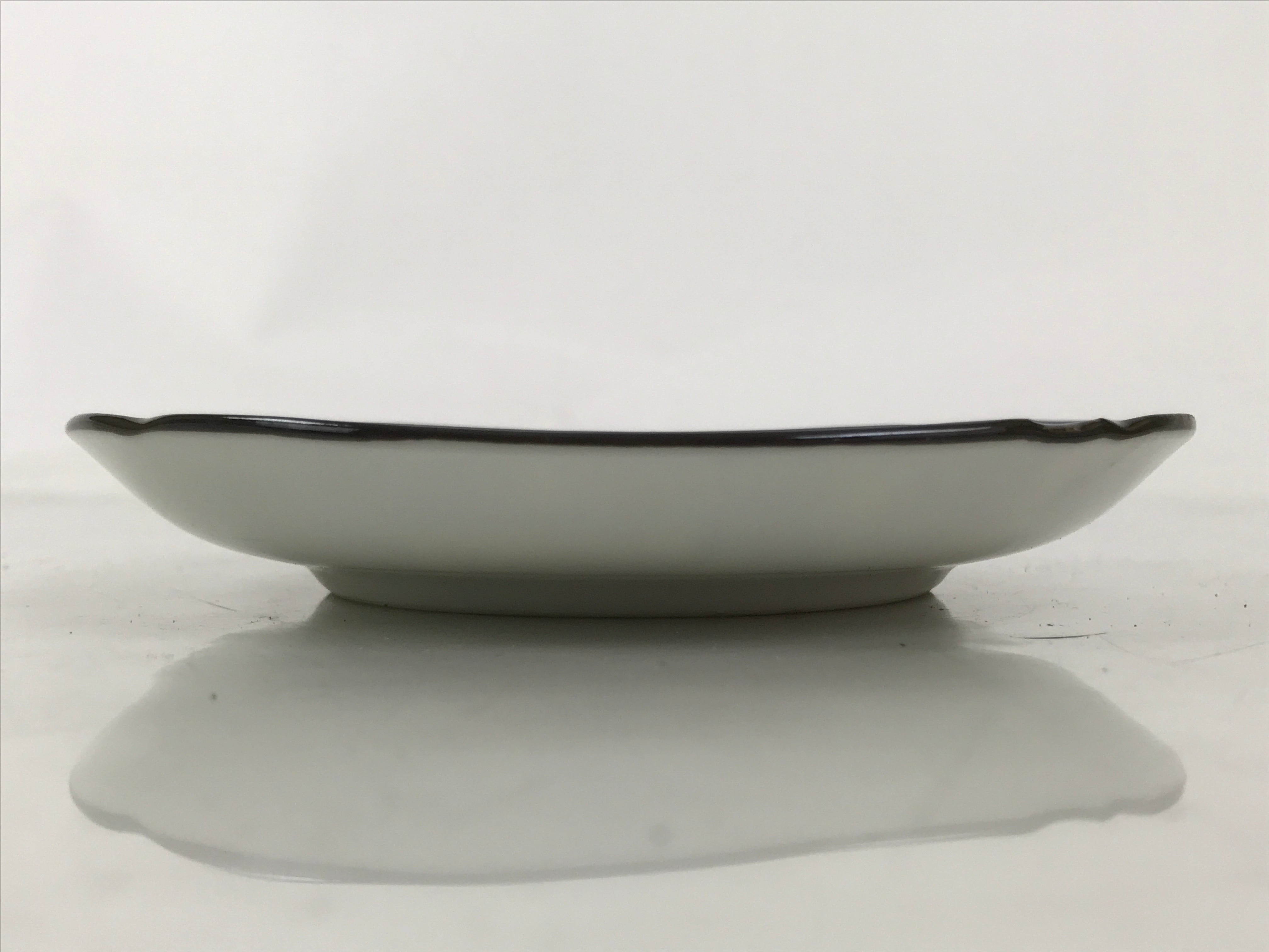 Japanese Porcelain Small Plate Kozara Vtg Sara Morning Glory Asagao Blue Y367