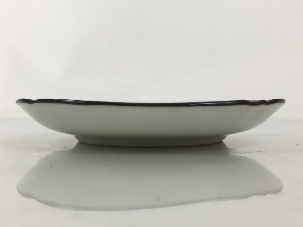 Japanese Porcelain Small Plate Kozara Vtg Sara Morning Glory Asagao Blue Y367