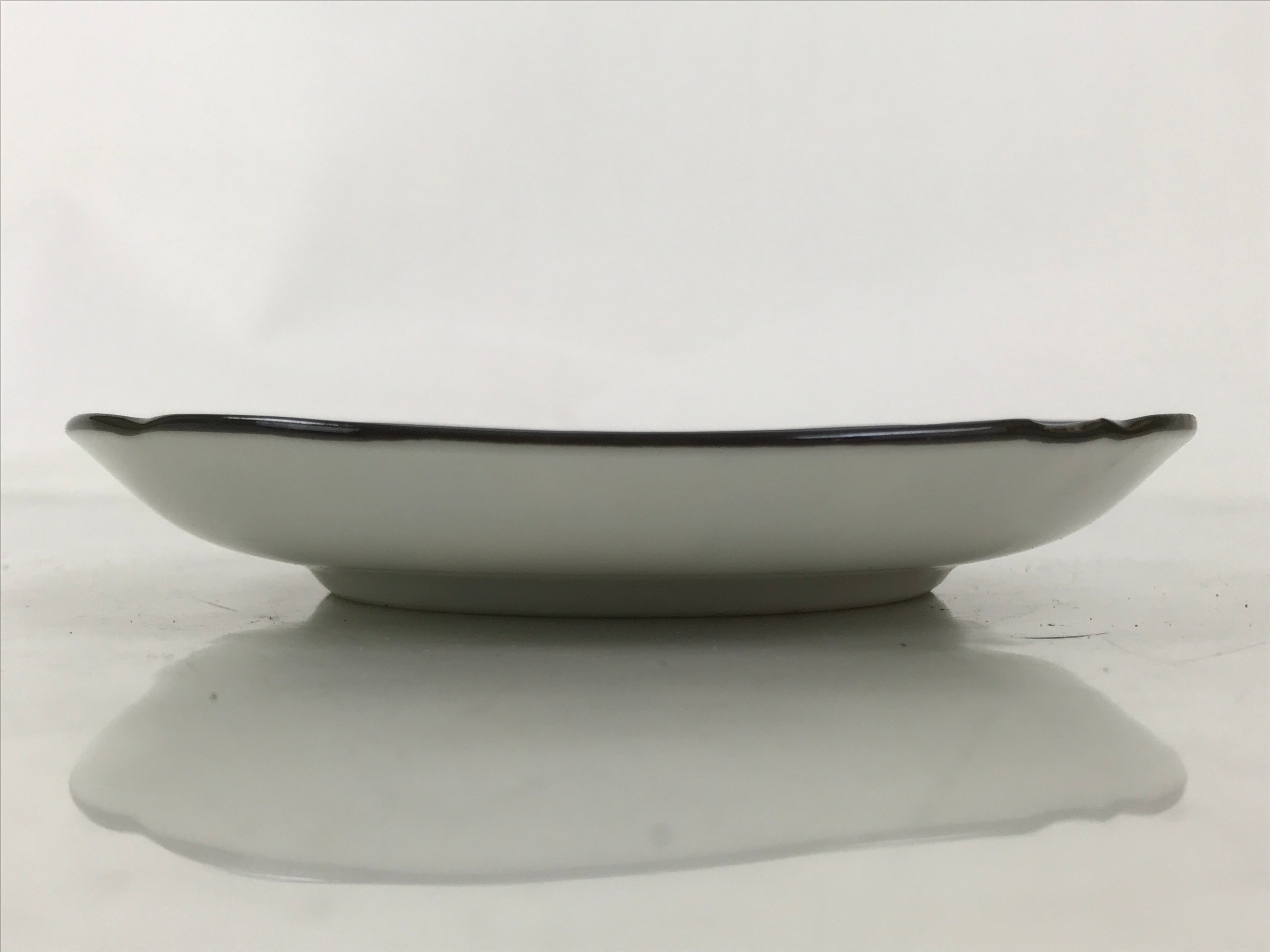 Japanese Porcelain Small Plate Kozara Vtg Sara Morning Glory Asagao Blue Y367