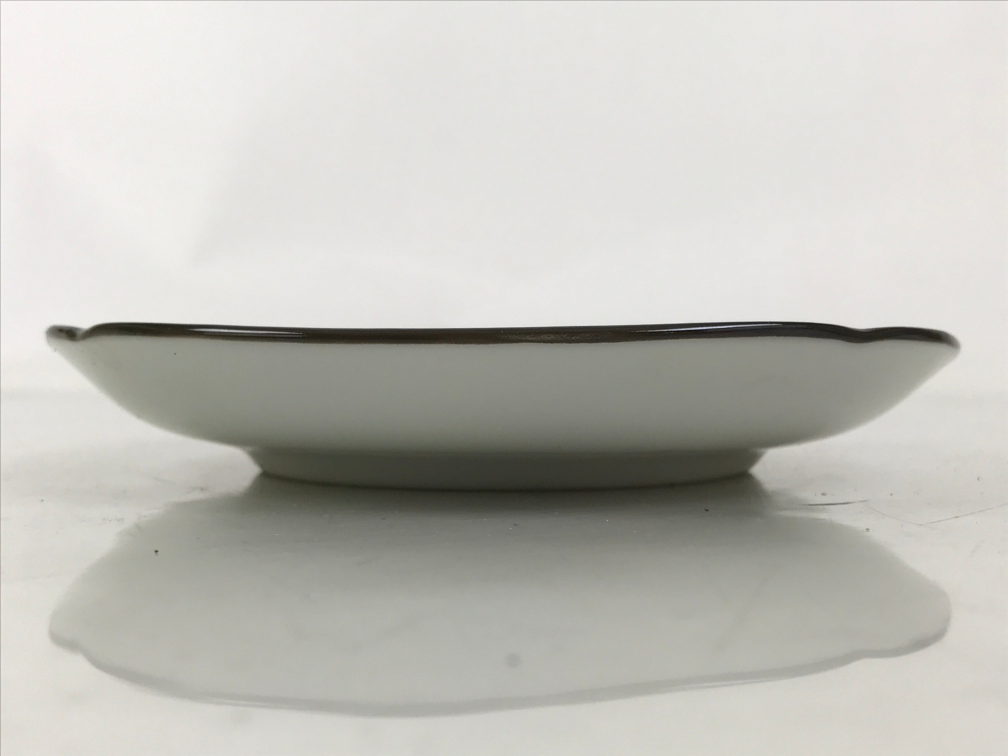 Japanese Porcelain Small Plate Kozara Vtg Sara Morning Glory Asagao Blue Y367