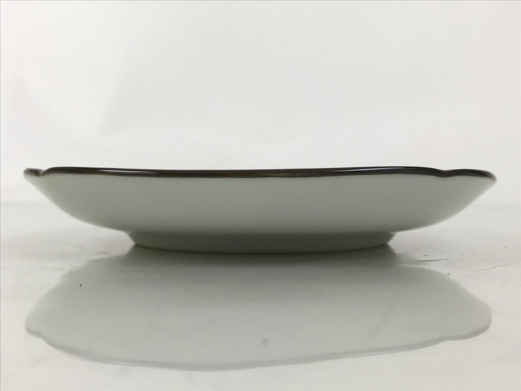 Japanese Porcelain Small Plate Kozara Vtg Sara Morning Glory Asagao Blue Y367