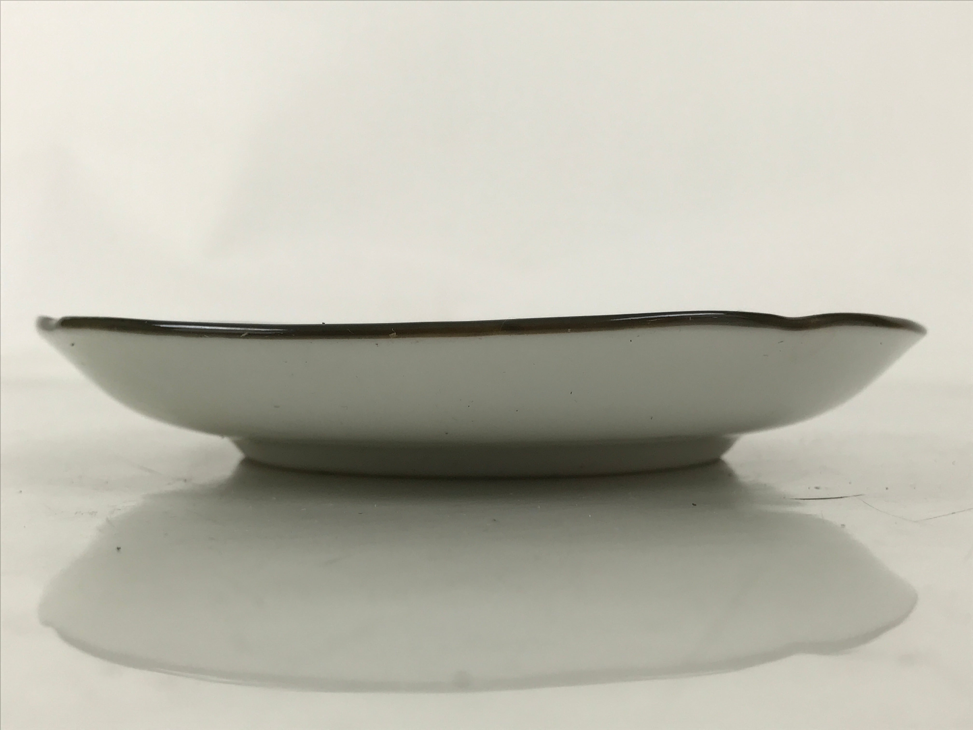 Japanese Porcelain Small Plate Kozara Vtg Sara Morning Glory Asagao Blue Y367