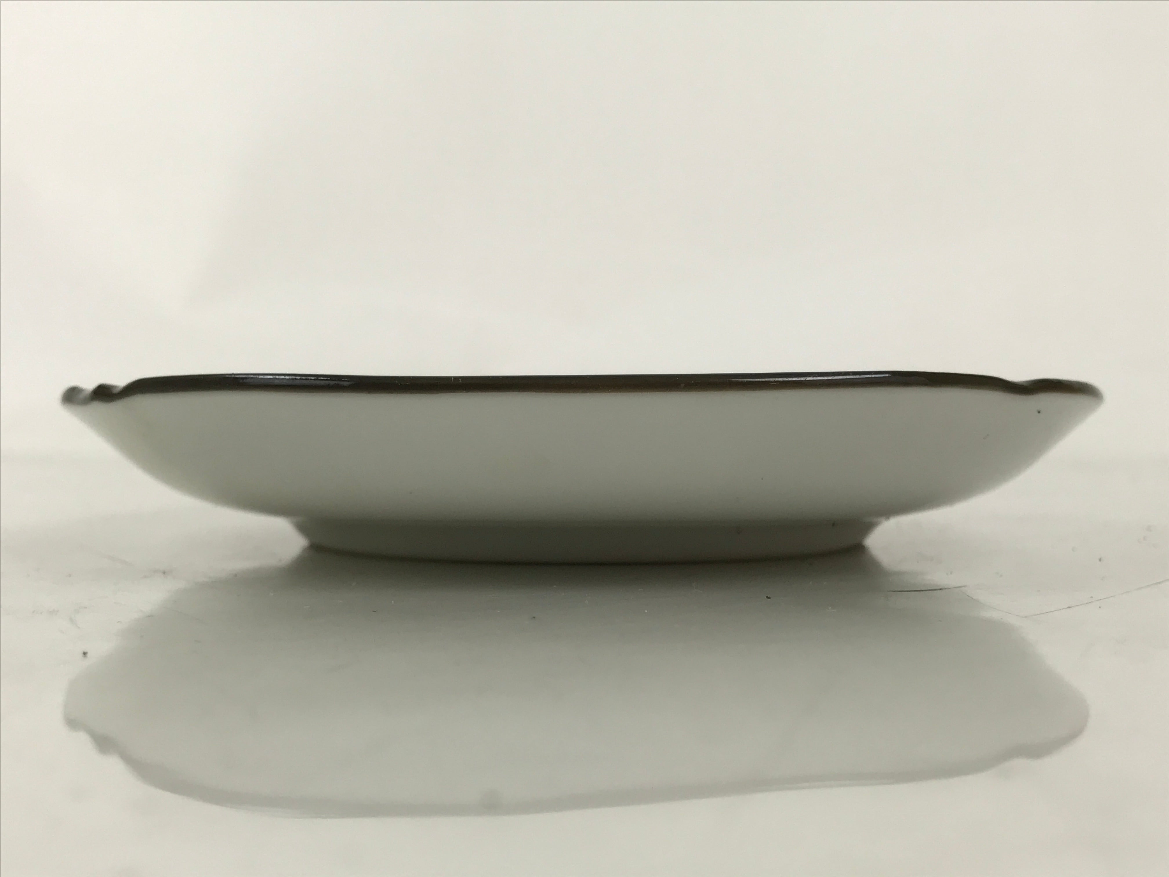 Japanese Porcelain Small Plate Kozara Vtg Sara Morning Glory Asagao Blue Y367