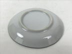 Japanese Porcelain Small Plate Kozara Vtg Sara Morning Glory Asagao Blue Y368