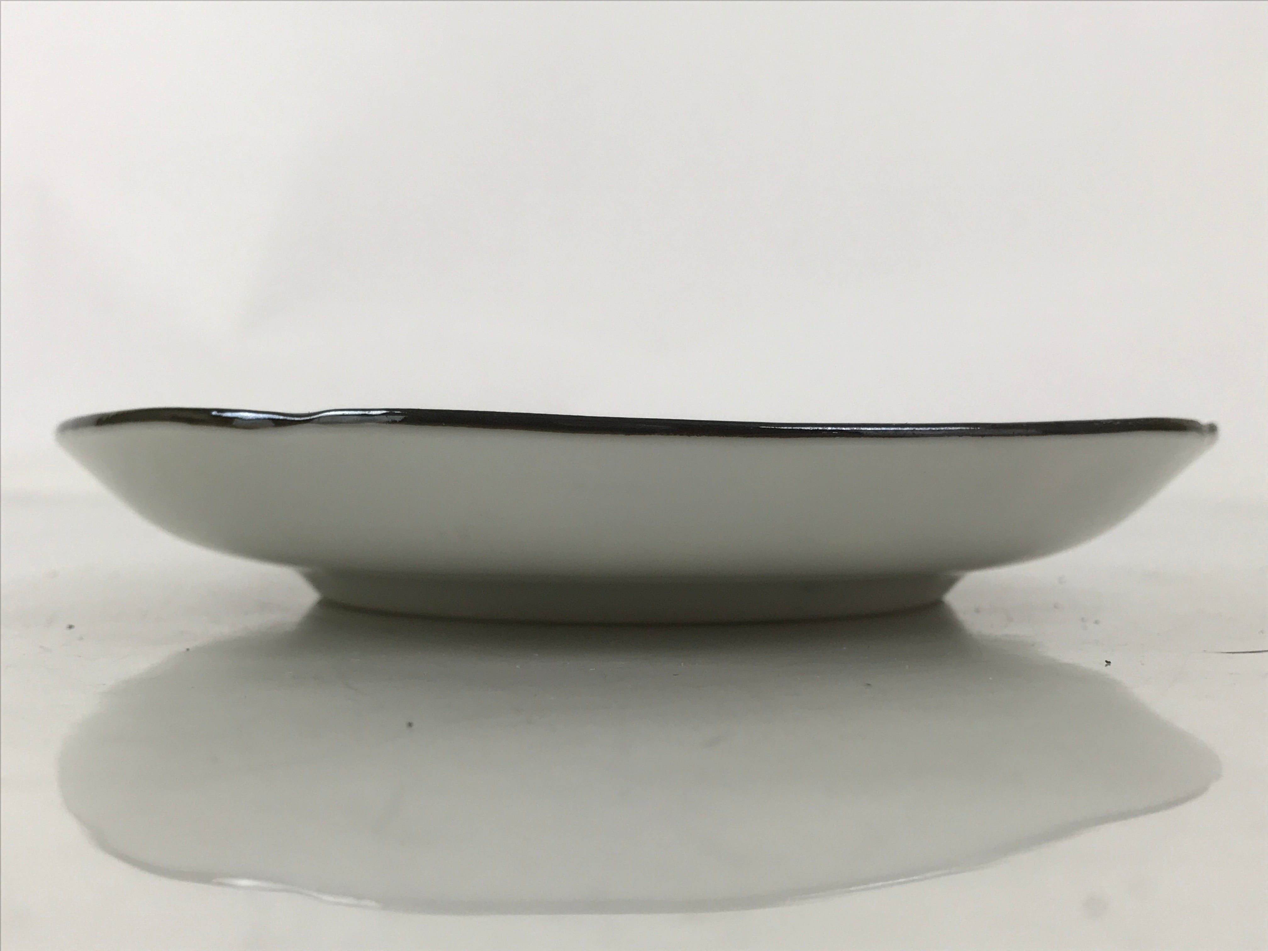 Japanese Porcelain Small Plate Kozara Vtg Sara Morning Glory Asagao Blue Y368