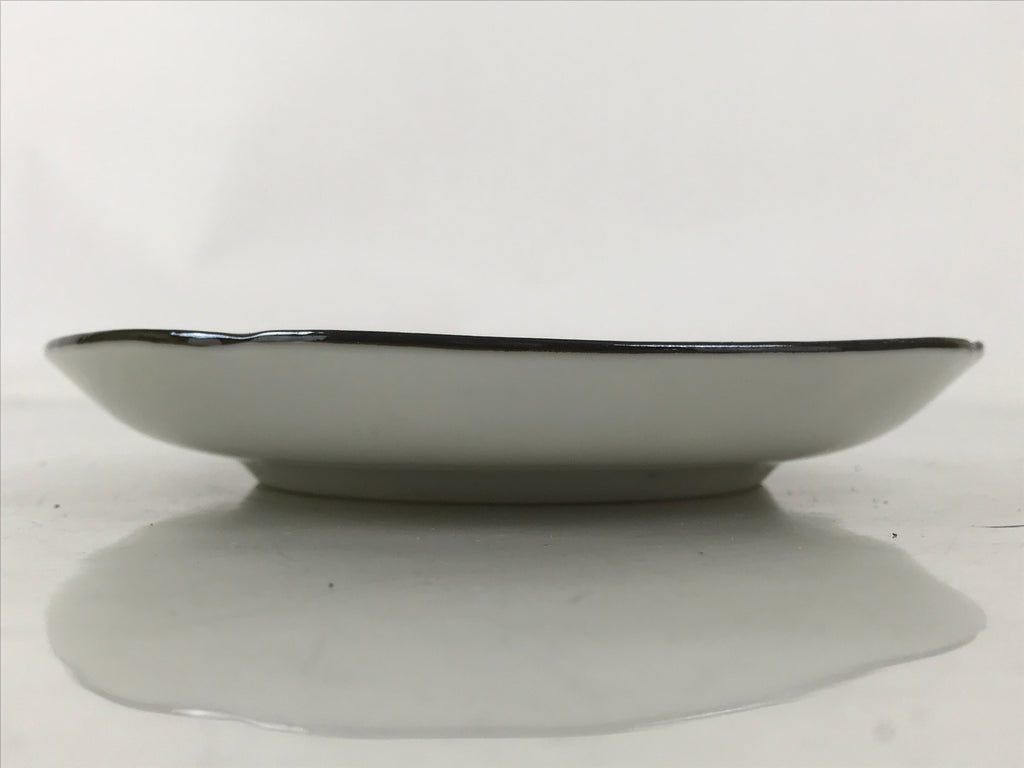 Japanese Porcelain Small Plate Kozara Vtg Sara Morning Glory Asagao Blue Y368