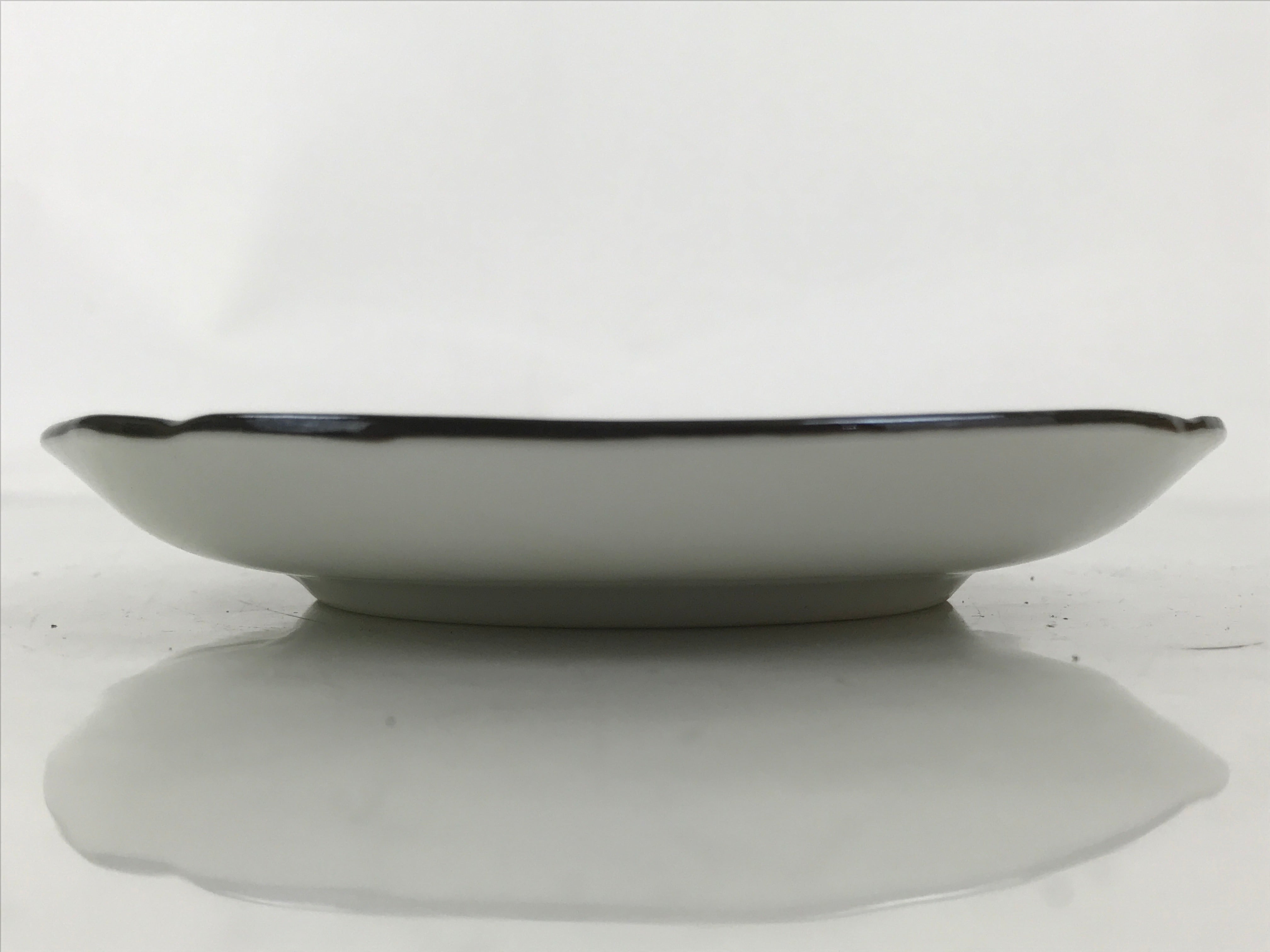 Japanese Porcelain Small Plate Kozara Vtg Sara Morning Glory Asagao Blue Y368