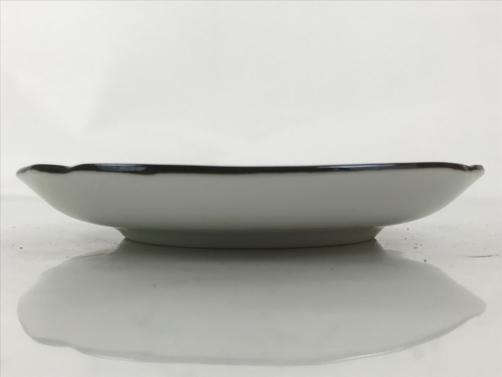 Japanese Porcelain Small Plate Kozara Vtg Sara Morning Glory Asagao Blue Y368