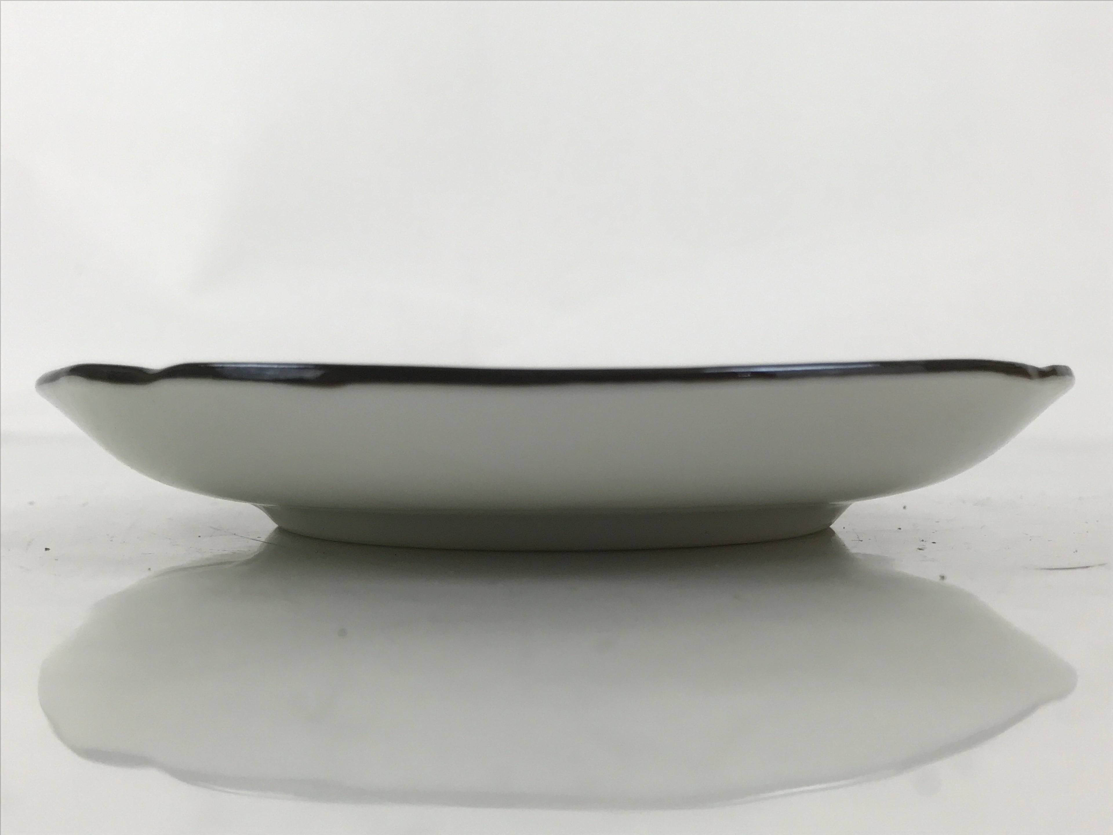 Japanese Porcelain Small Plate Kozara Vtg Sara Morning Glory Asagao Blue Y368