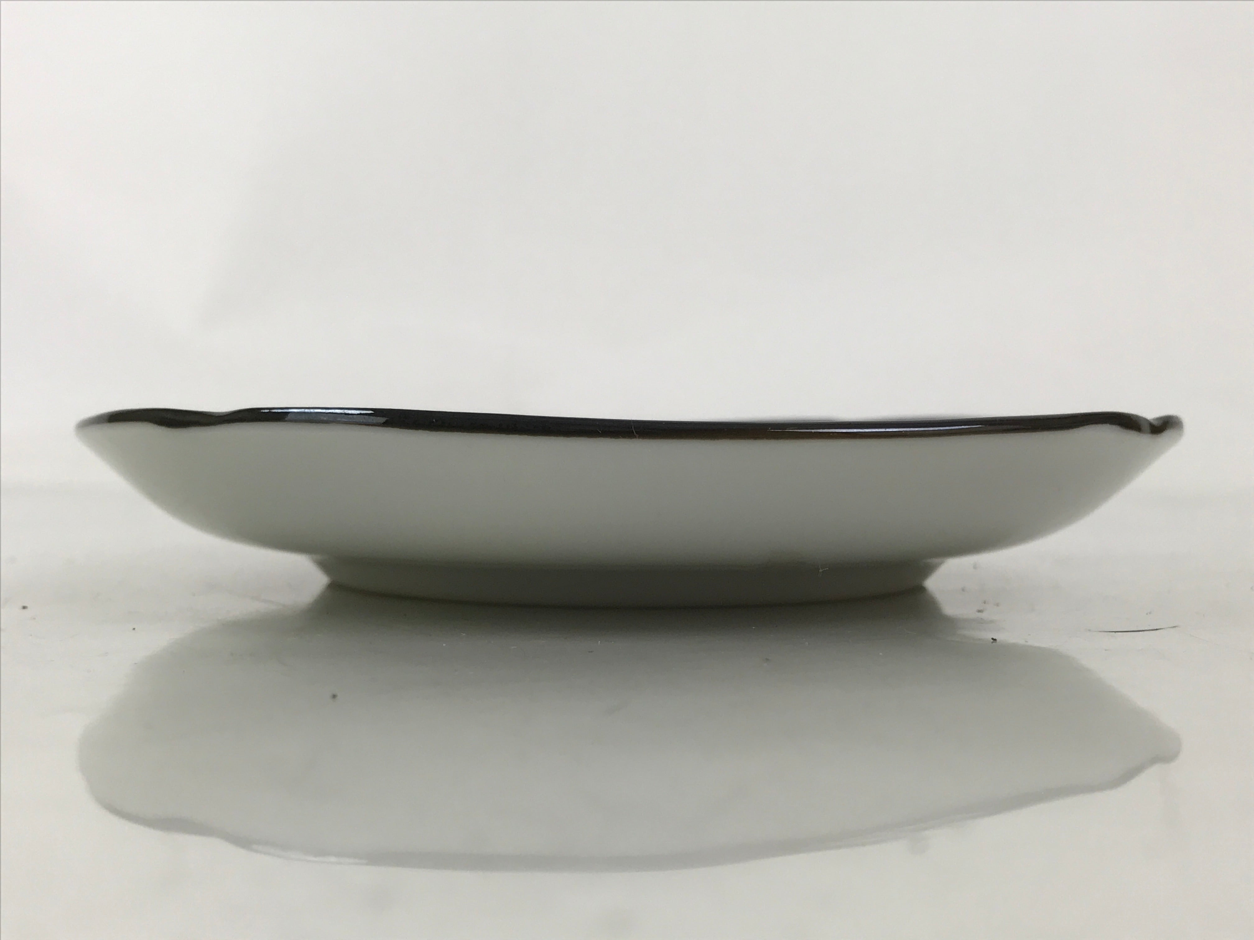 Japanese Porcelain Small Plate Kozara Vtg Sara Morning Glory Asagao Blue Y368