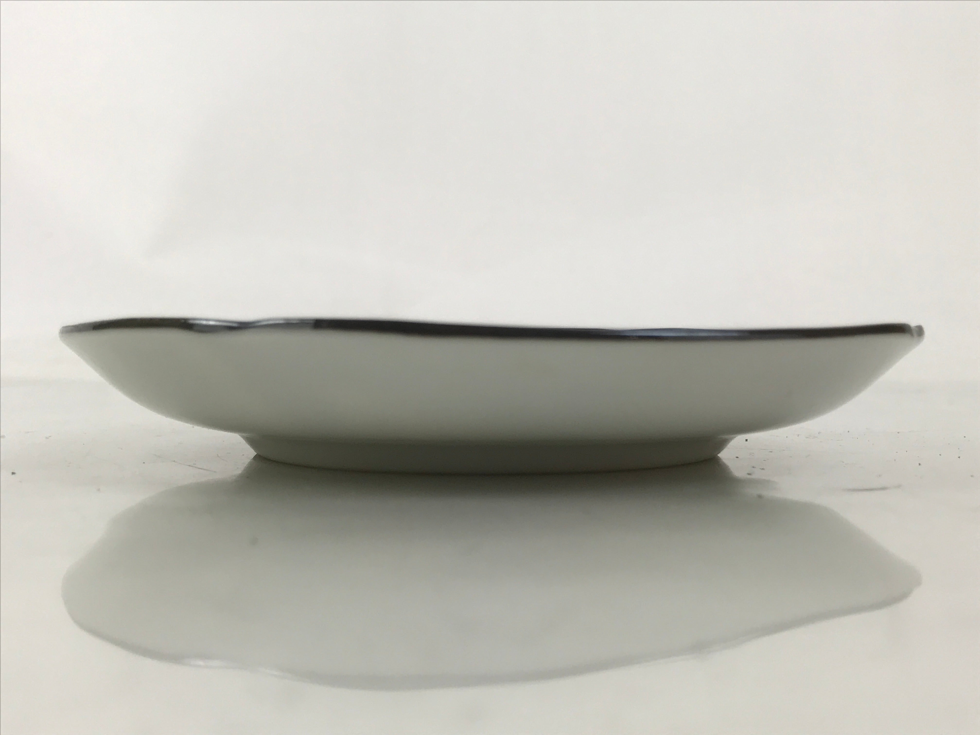 Japanese Porcelain Small Plate Kozara Vtg Sara Morning Glory Asagao Blue Y368