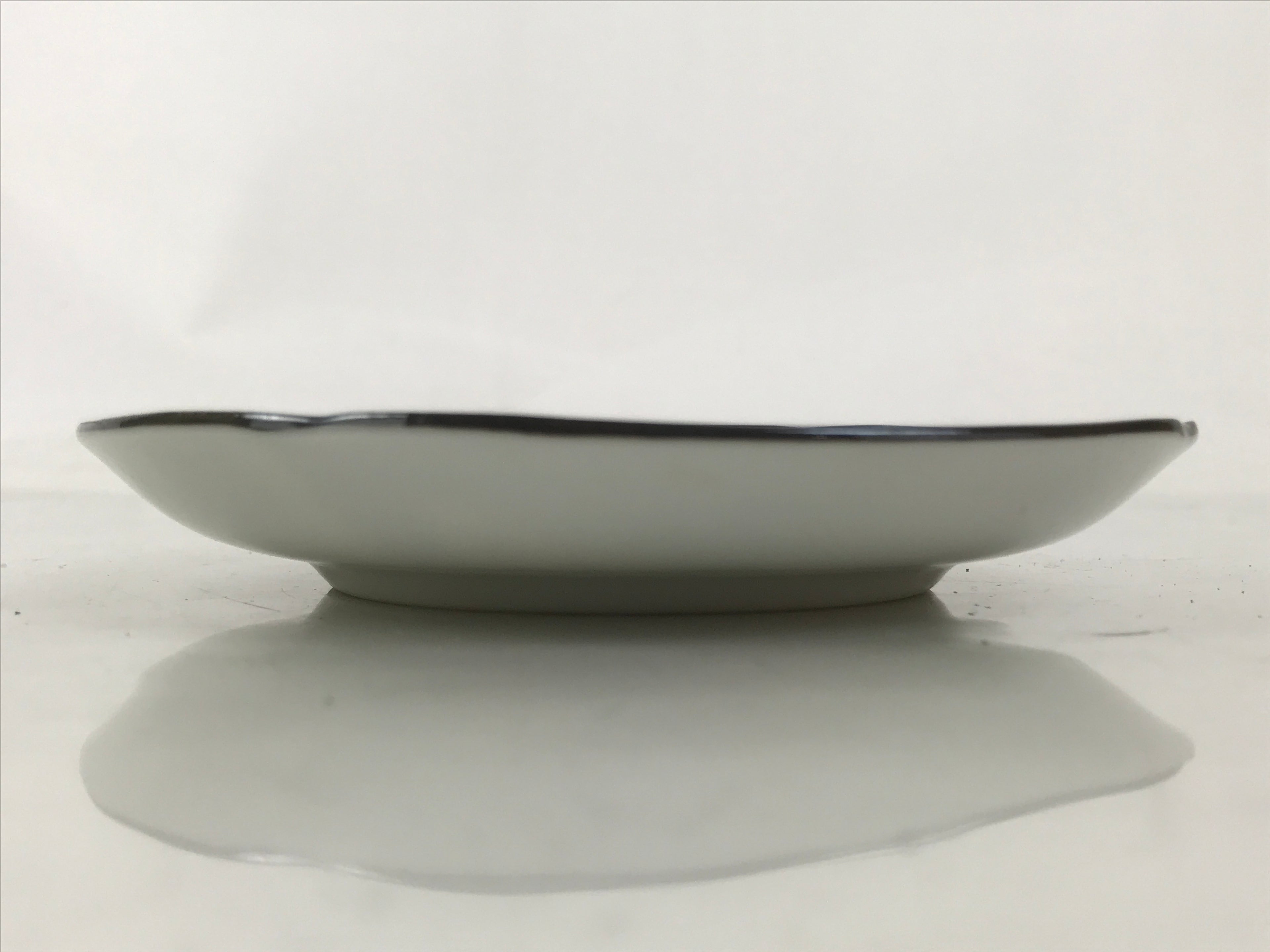Japanese Porcelain Small Plate Kozara Vtg Sara Morning Glory Asagao Blue Y368