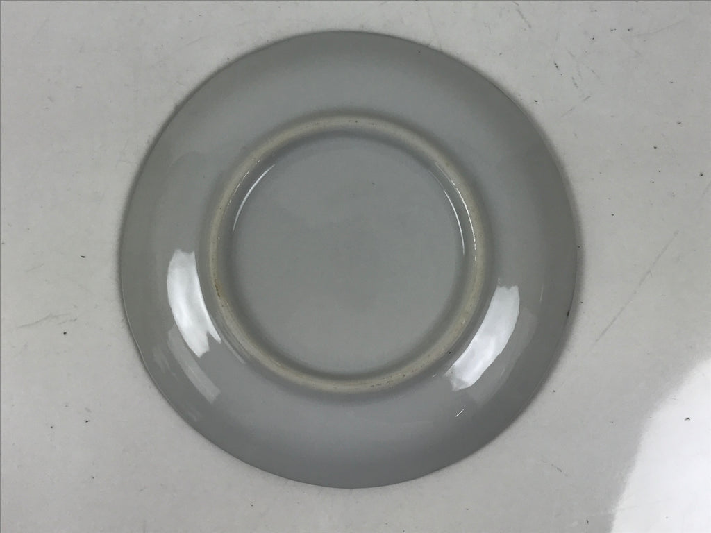 Japanese Porcelain Small Plate Kozara Vtg Sara Morning Glory Asagao Blue Y369