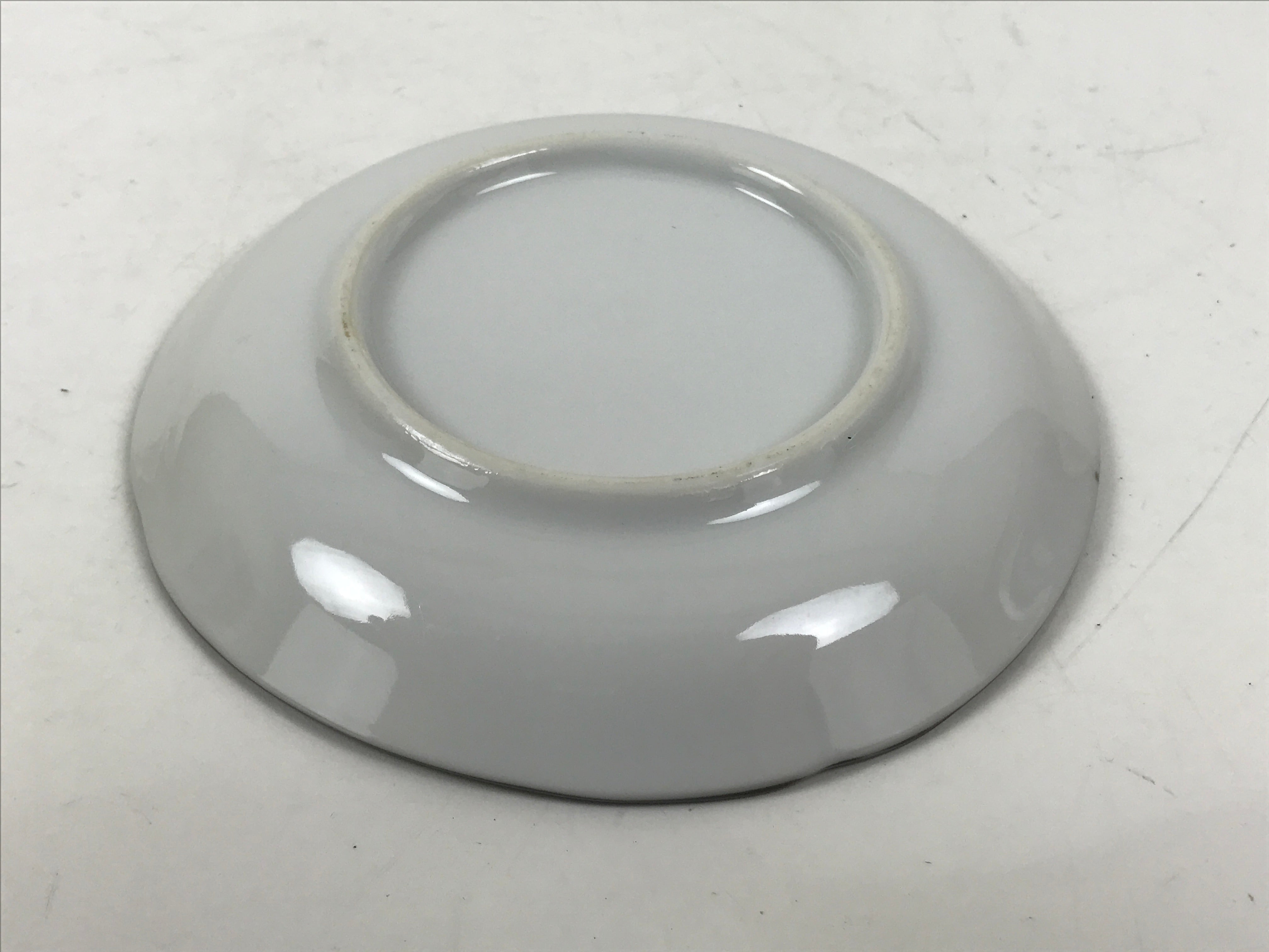 Japanese Porcelain Small Plate Kozara Vtg Sara Morning Glory Asagao Blue Y369