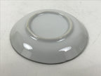 Japanese Porcelain Small Plate Kozara Vtg Sara Morning Glory Asagao Blue Y369