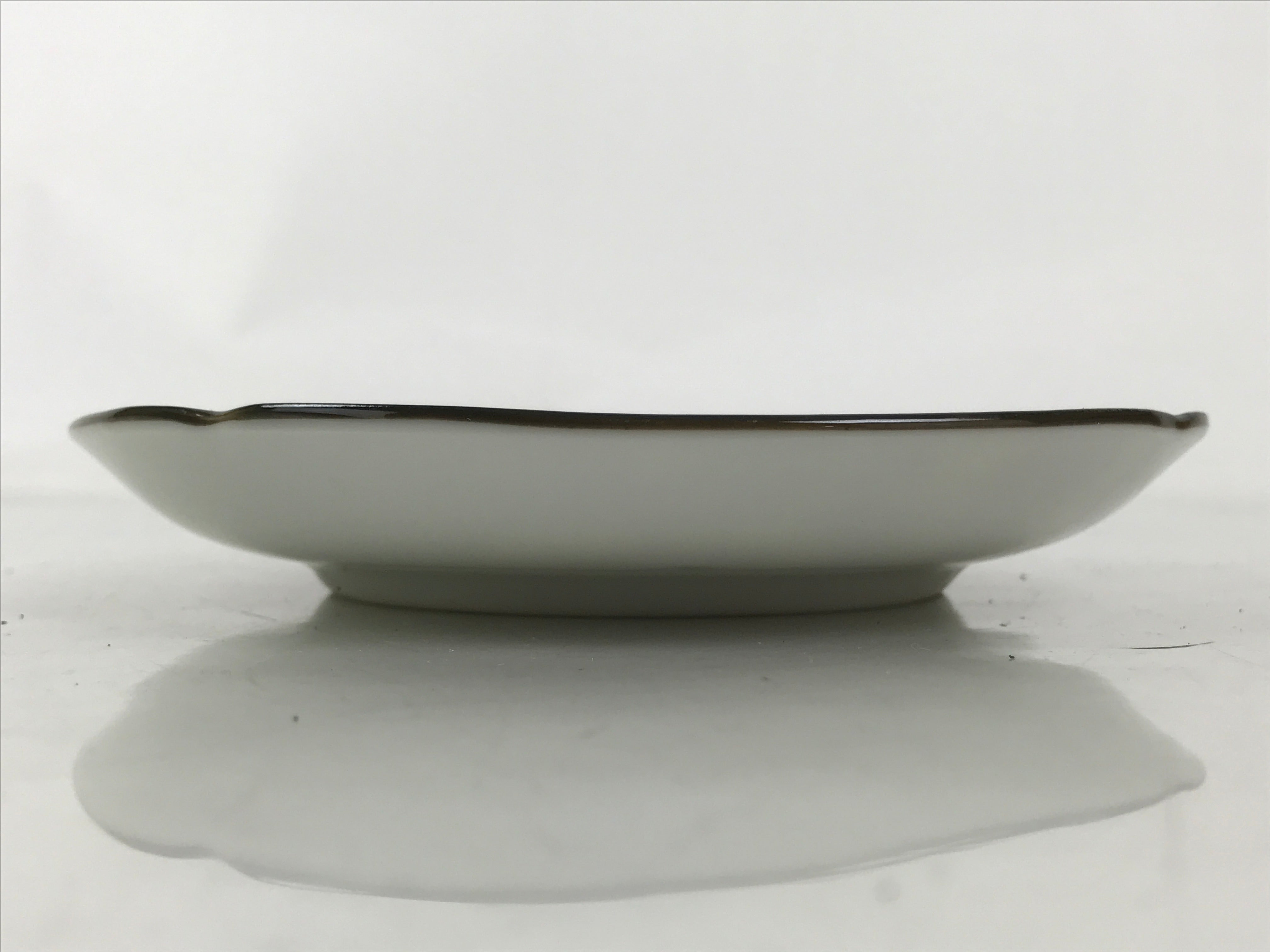 Japanese Porcelain Small Plate Kozara Vtg Sara Morning Glory Asagao Blue Y369