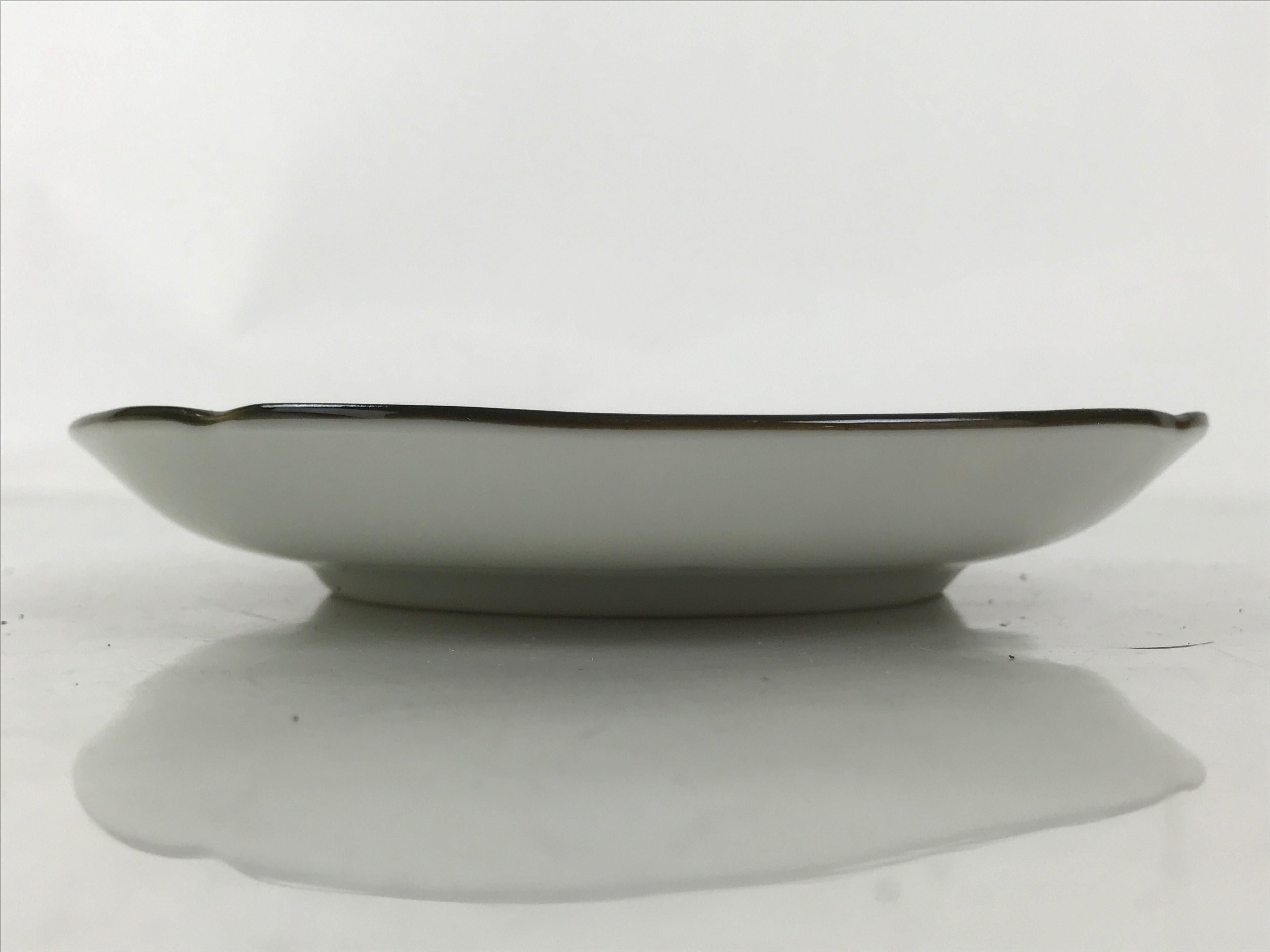 Japanese Porcelain Small Plate Kozara Vtg Sara Morning Glory Asagao Blue Y369