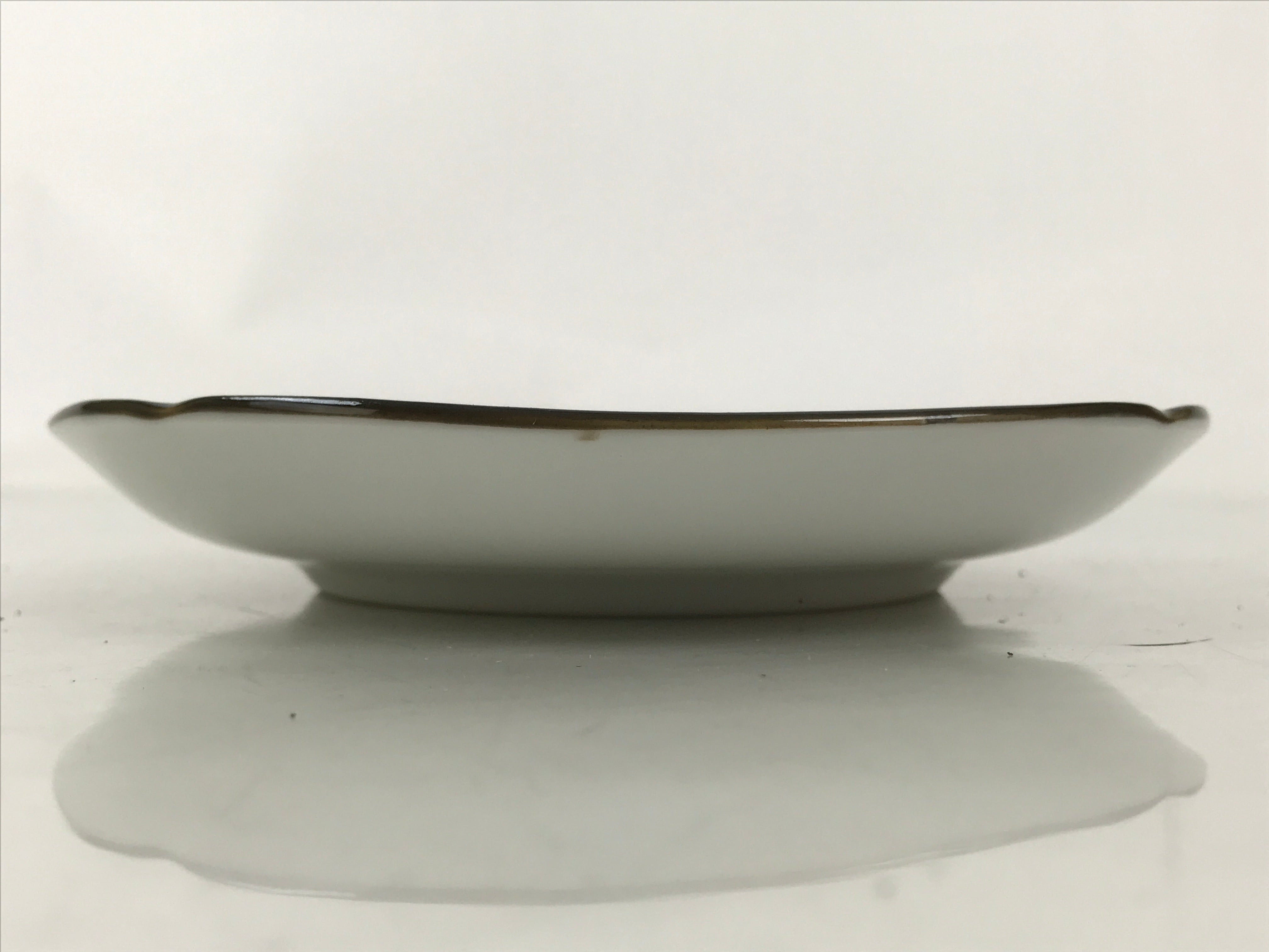 Japanese Porcelain Small Plate Kozara Vtg Sara Morning Glory Asagao Blue Y369