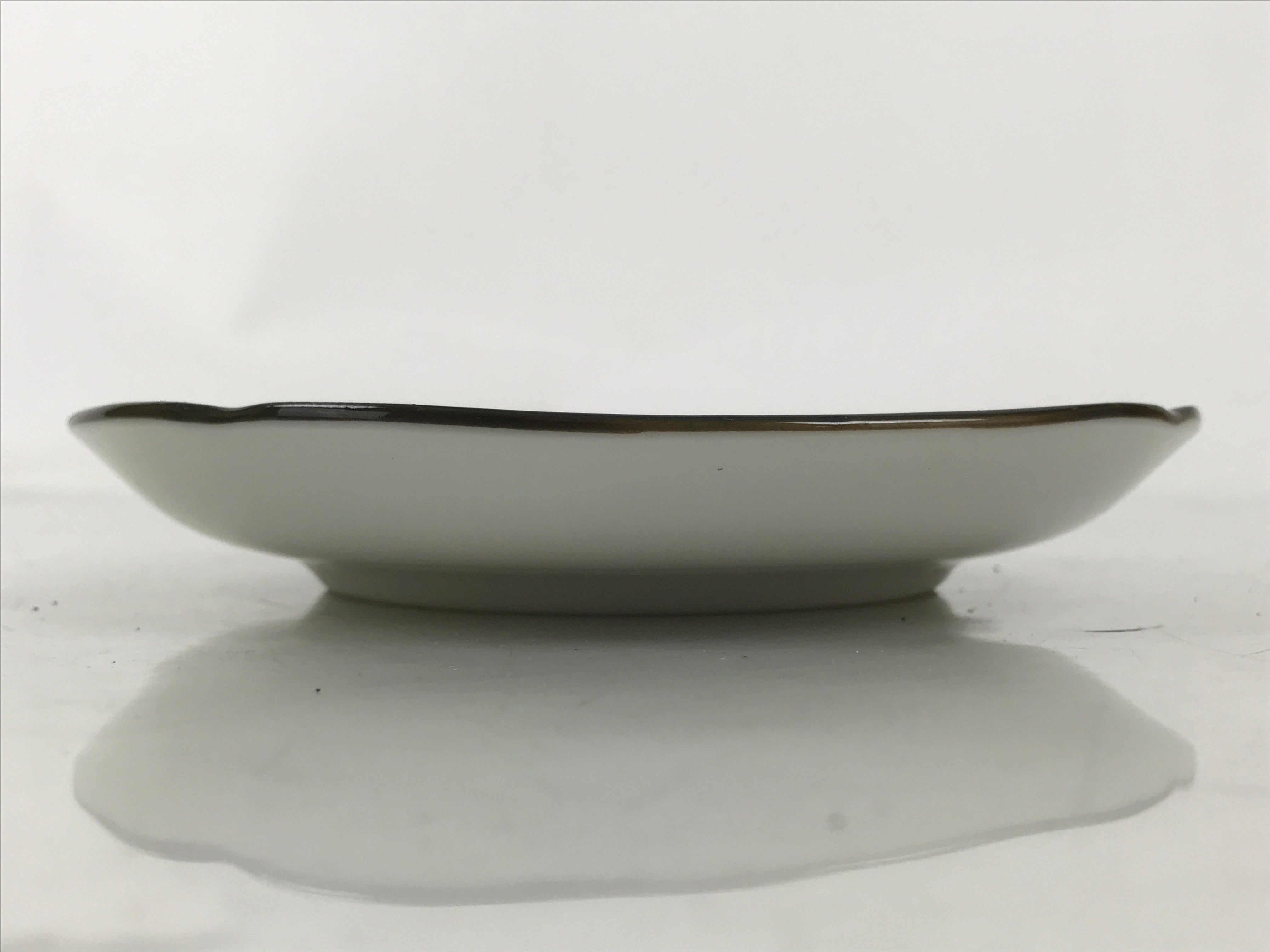 Japanese Porcelain Small Plate Kozara Vtg Sara Morning Glory Asagao Blue Y369