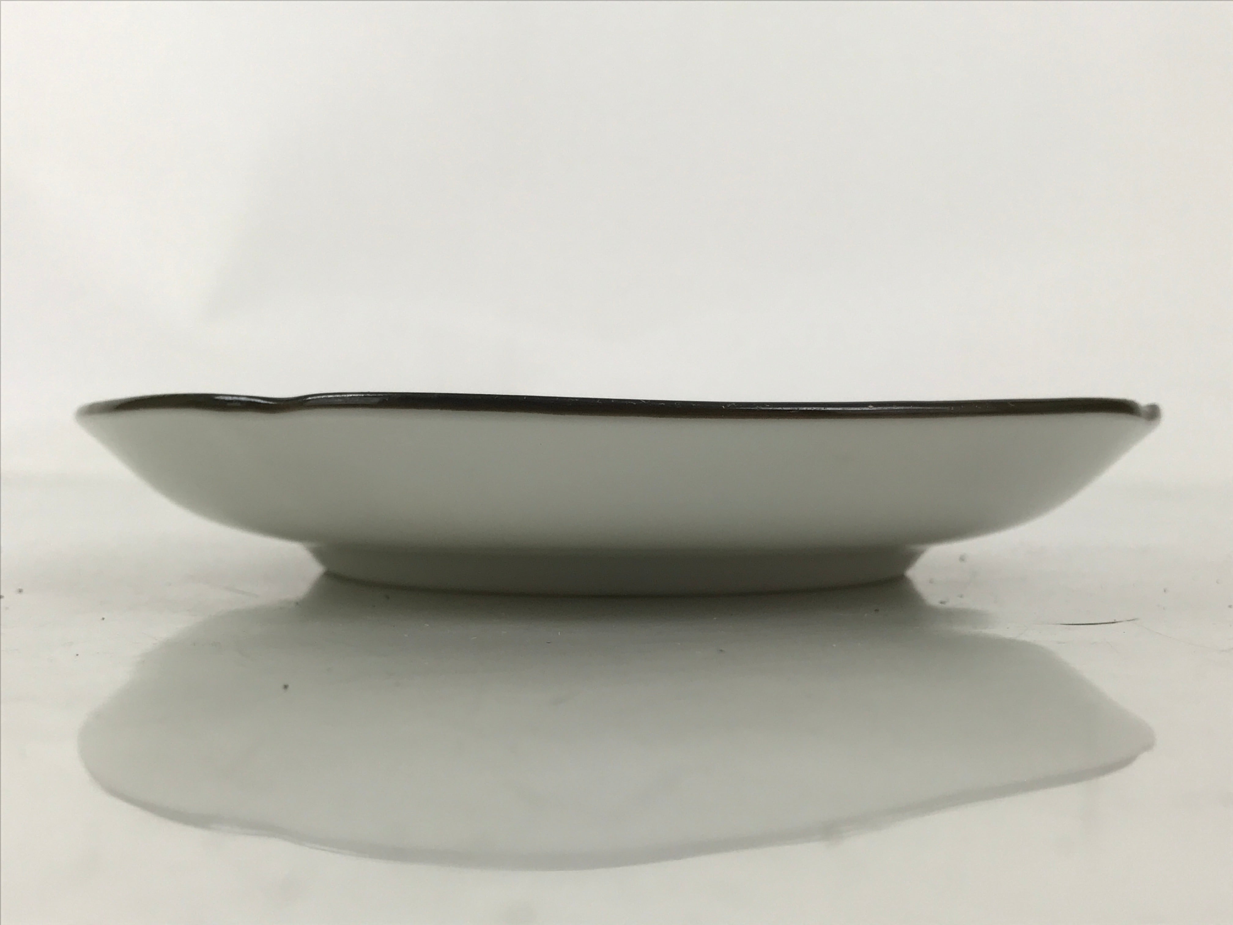 Japanese Porcelain Small Plate Kozara Vtg Sara Morning Glory Asagao Blue Y369