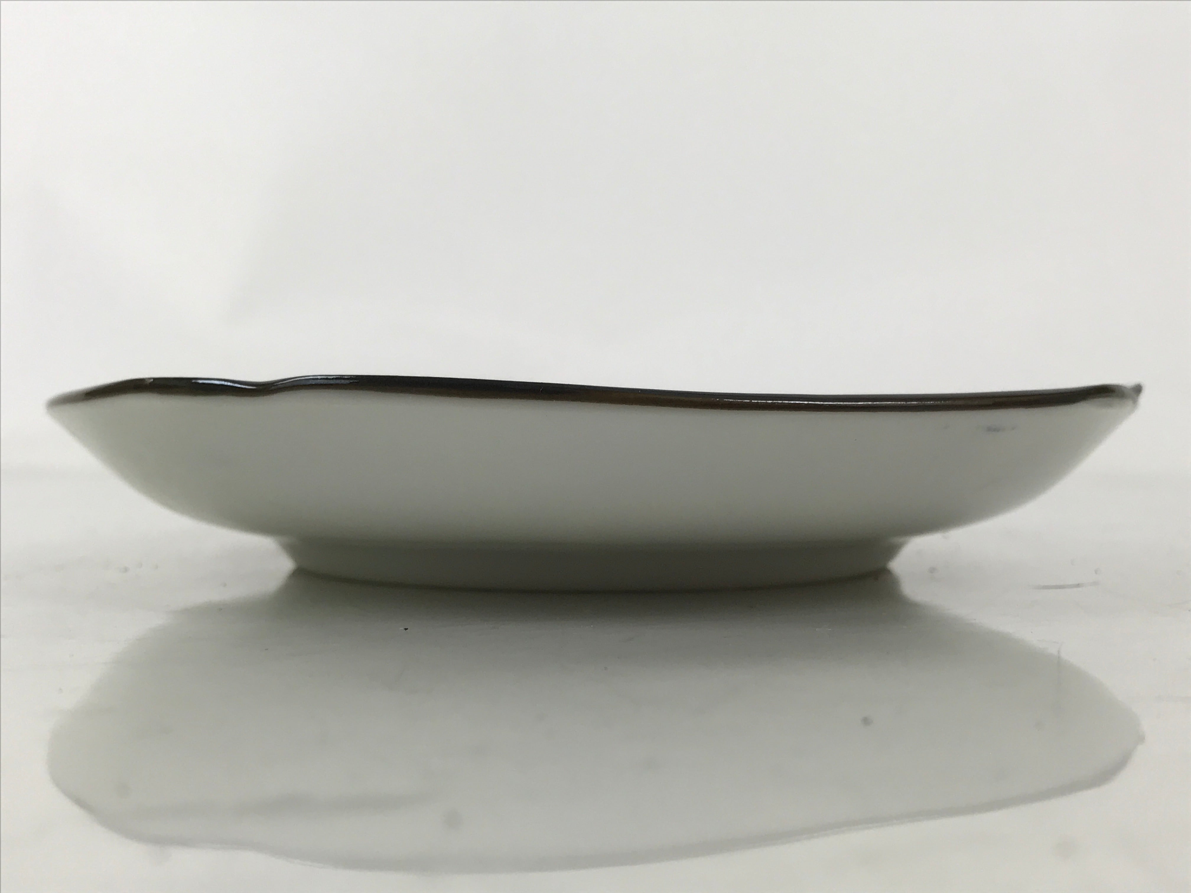 Japanese Porcelain Small Plate Kozara Vtg Sara Morning Glory Asagao Blue Y370