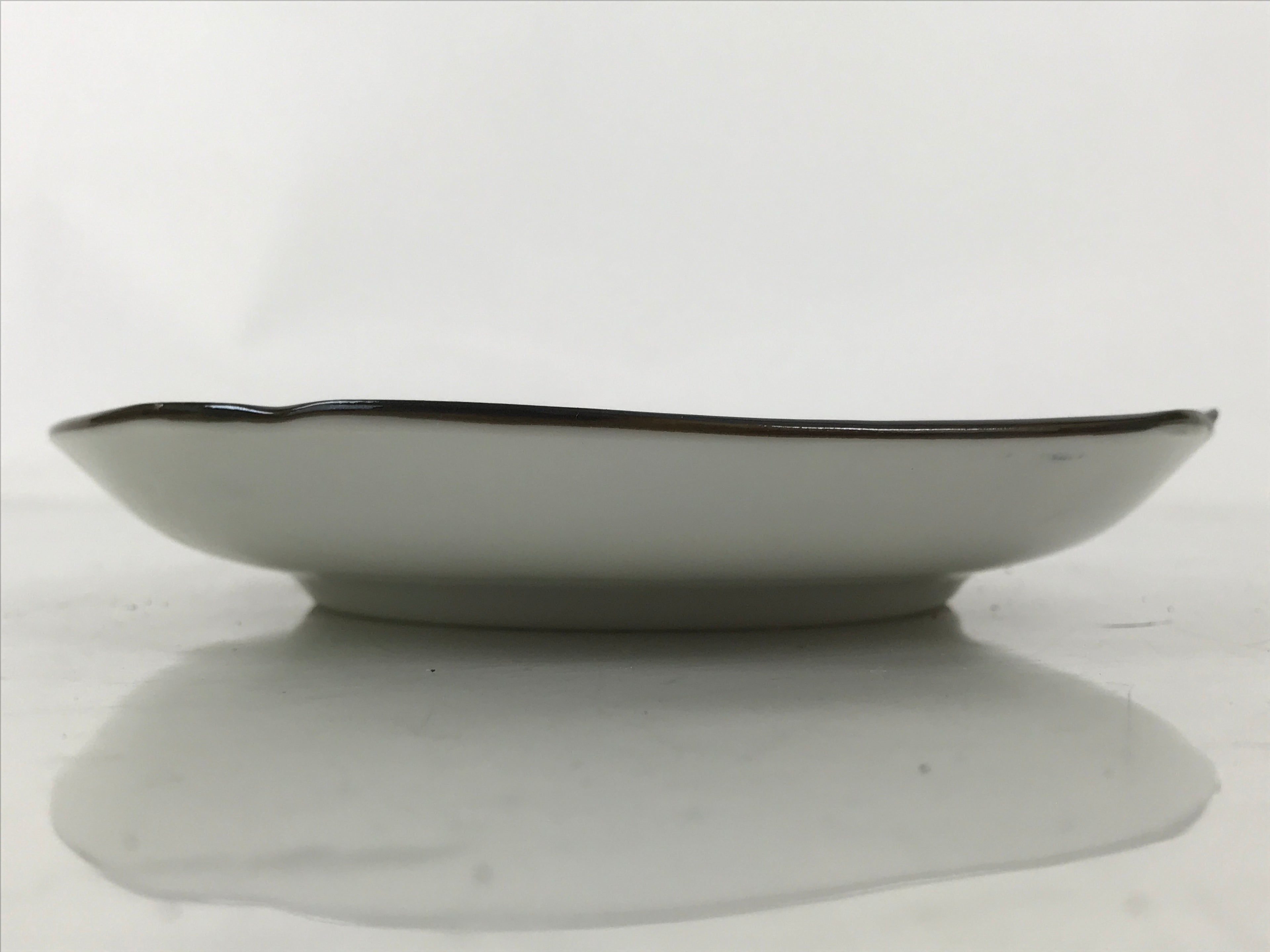 Japanese Porcelain Small Plate Kozara Vtg Sara Morning Glory Asagao Blue Y370