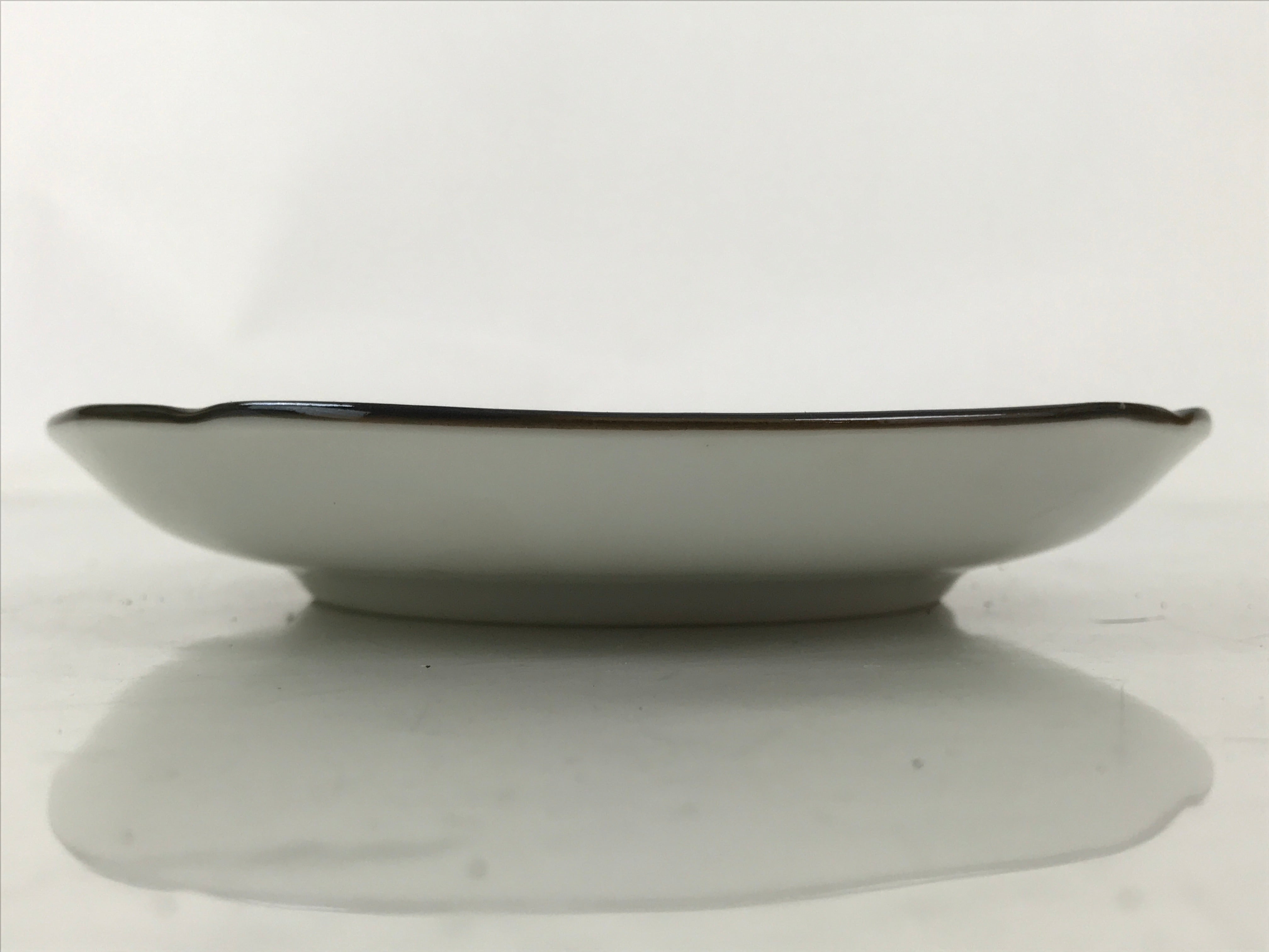 Japanese Porcelain Small Plate Kozara Vtg Sara Morning Glory Asagao Blue Y370