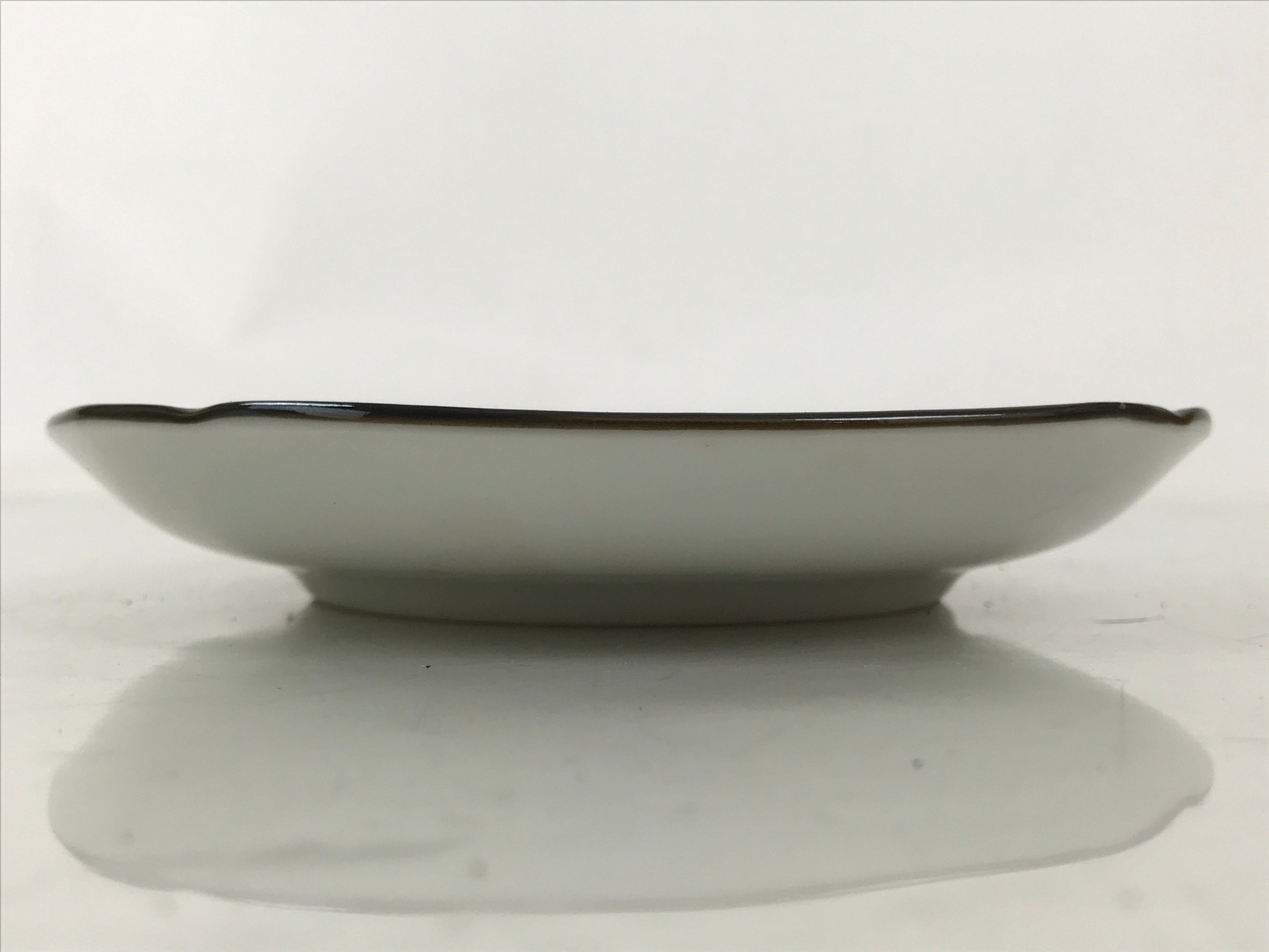 Japanese Porcelain Small Plate Kozara Vtg Sara Morning Glory Asagao Blue Y370