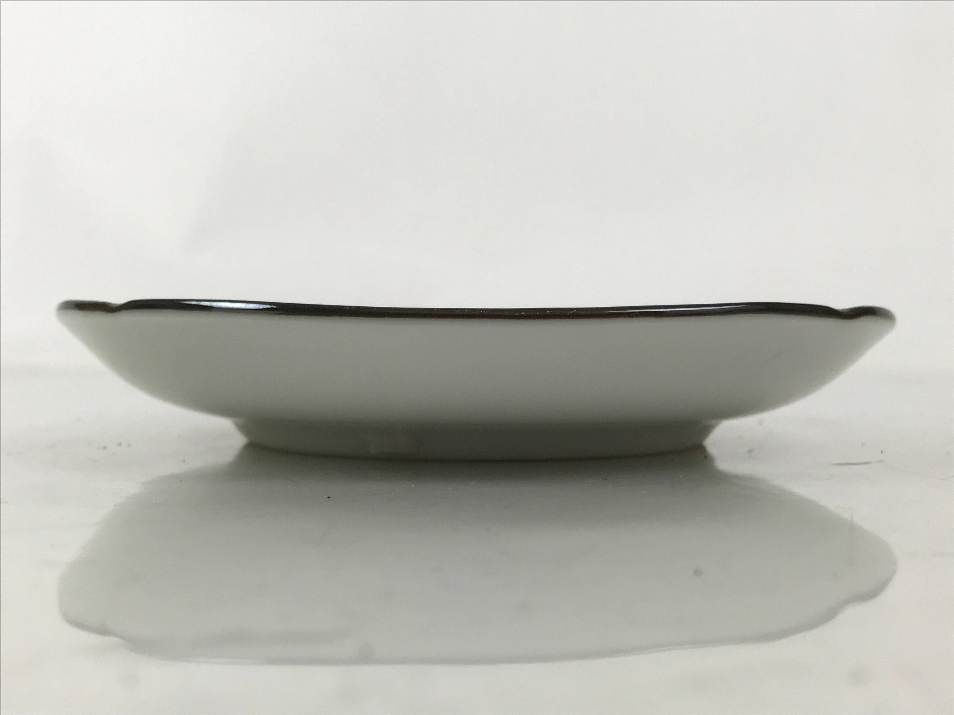 Japanese Porcelain Small Plate Kozara Vtg Sara Morning Glory Asagao Blue Y370