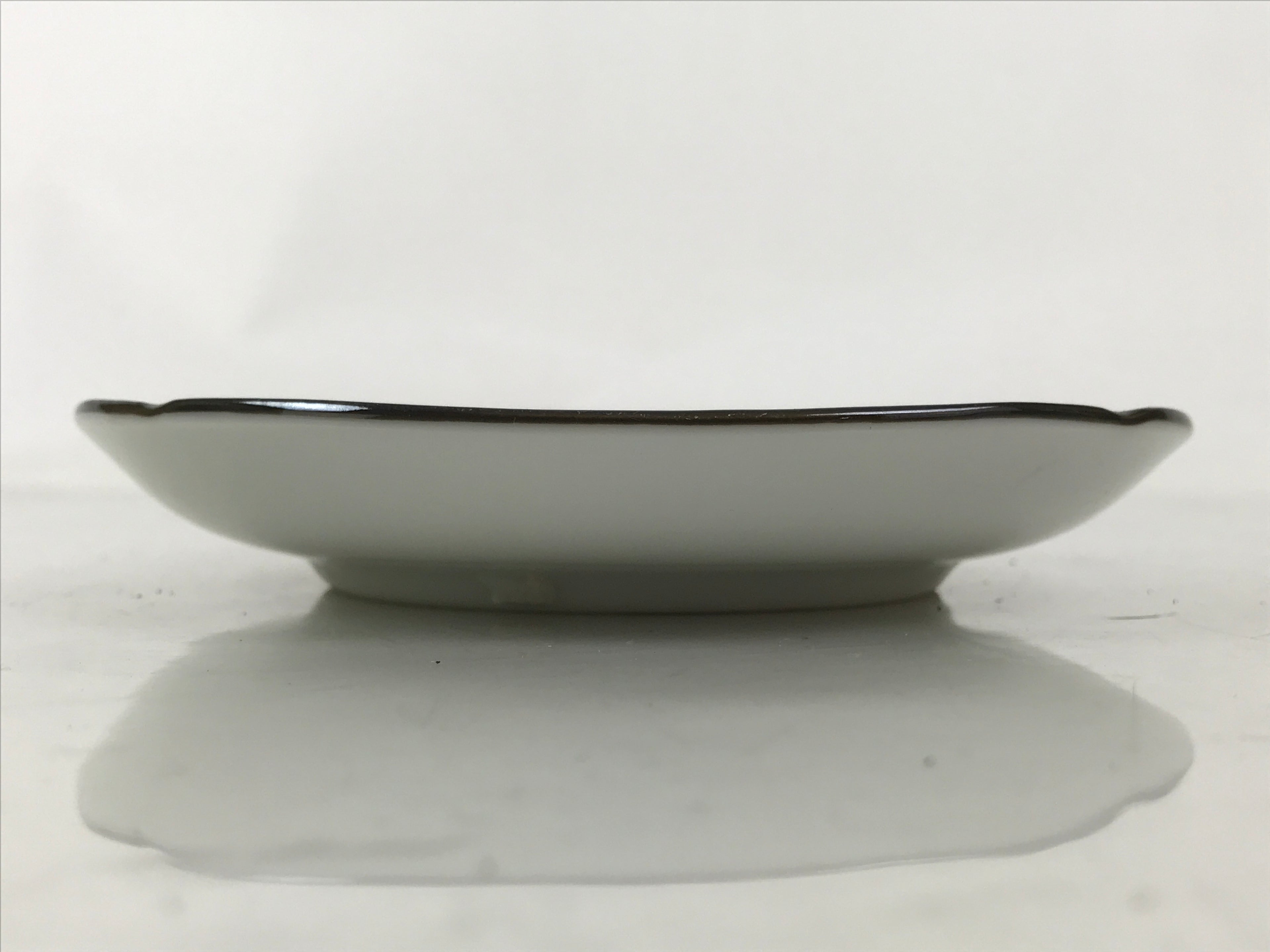 Japanese Porcelain Small Plate Kozara Vtg Sara Morning Glory Asagao Blue Y370