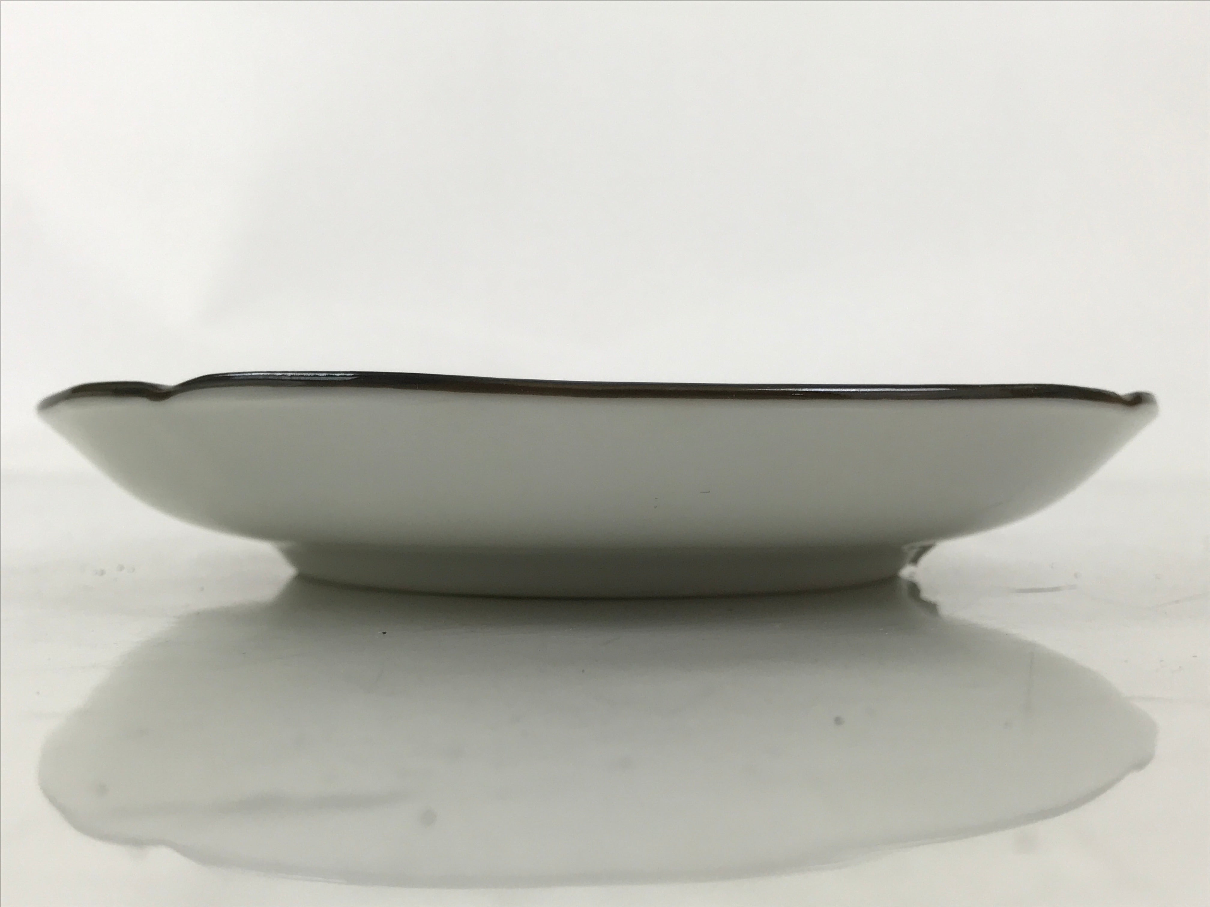 Japanese Porcelain Small Plate Kozara Vtg Sara Morning Glory Asagao Blue Y370