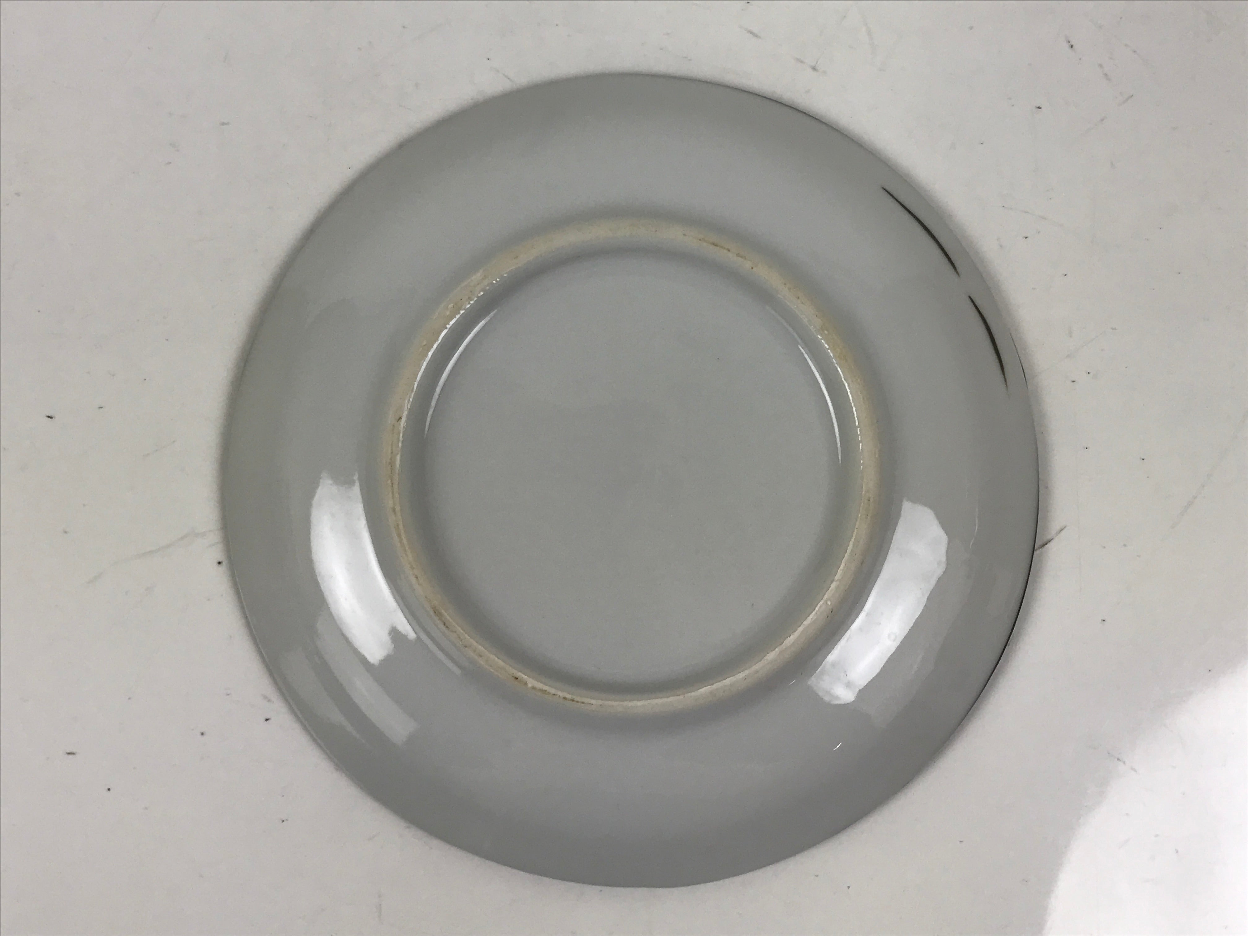 Japanese Porcelain Small Plate Kozara Vtg Sara Morning Glory Asagao Blue Y371