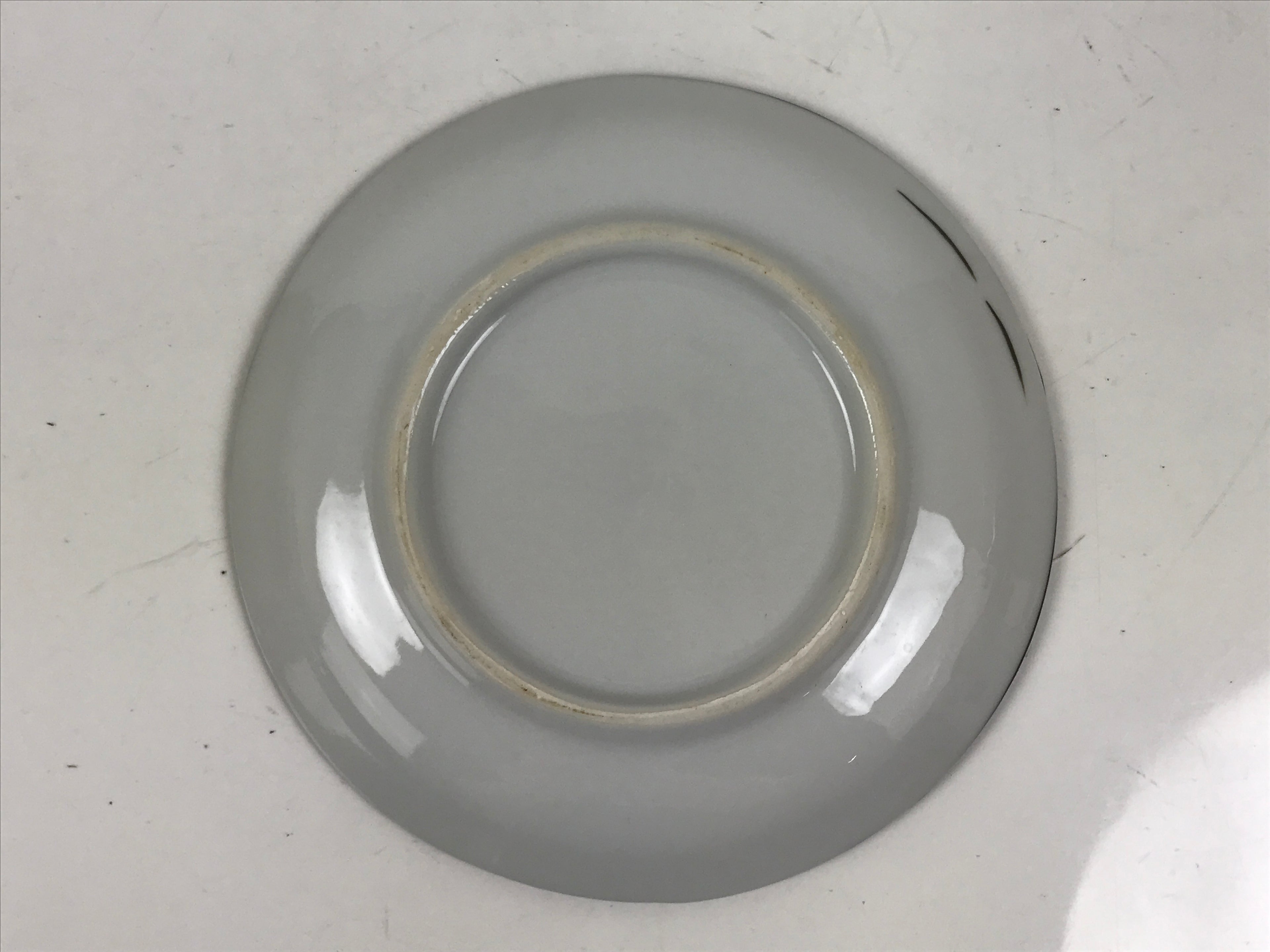 Japanese Porcelain Small Plate Kozara Vtg Sara Morning Glory Asagao Blue Y371