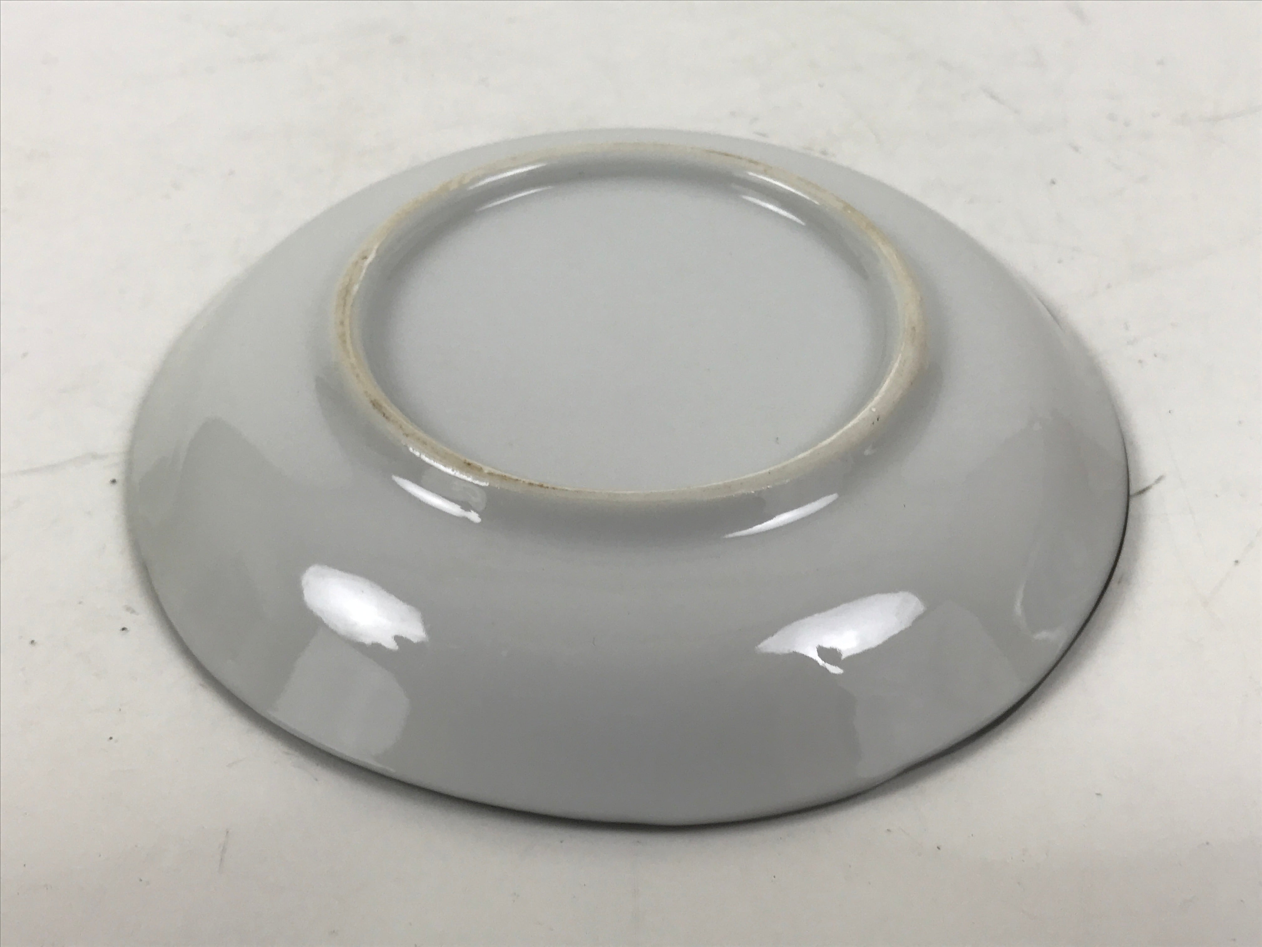 Japanese Porcelain Small Plate Kozara Vtg Sara Morning Glory Asagao Blue Y371